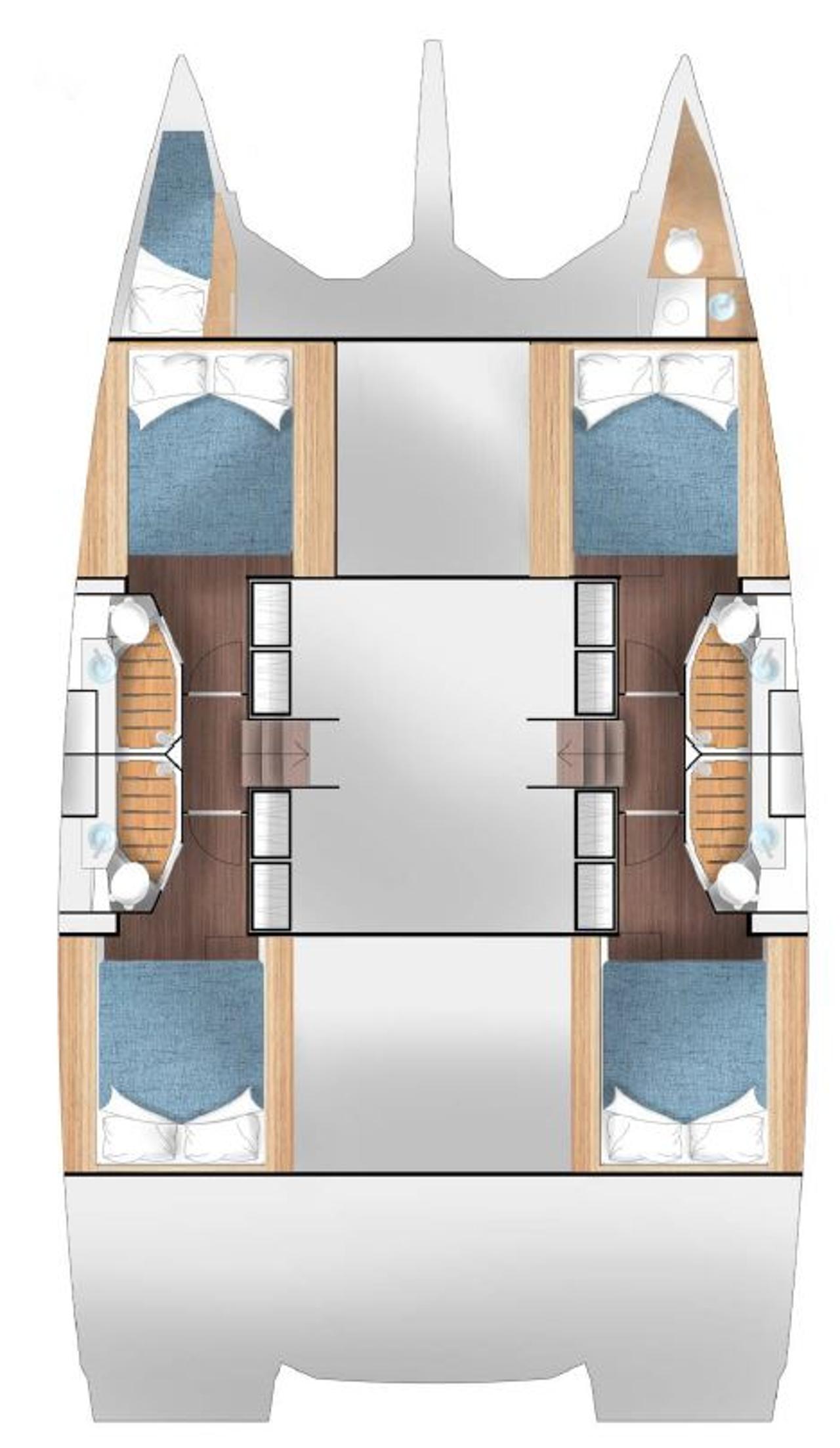 Najam Cervetti 44 - 4 + 1 cab. "Bela" u destinaciji Primošten | Nautilus - Slika 2