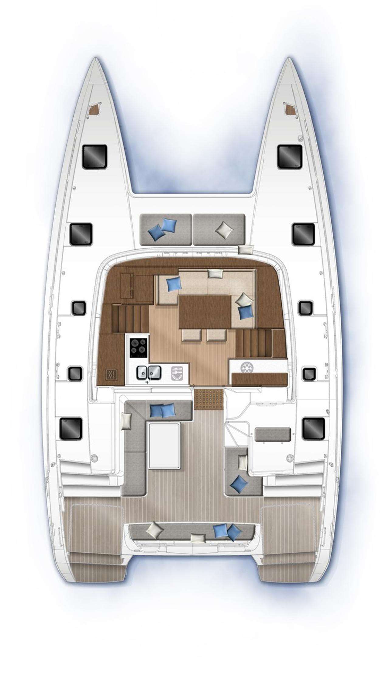 Charter Lagoon 40 - 4 + 2 cab "Pussycat" in Seget Donji | Nautilus - Slika 3