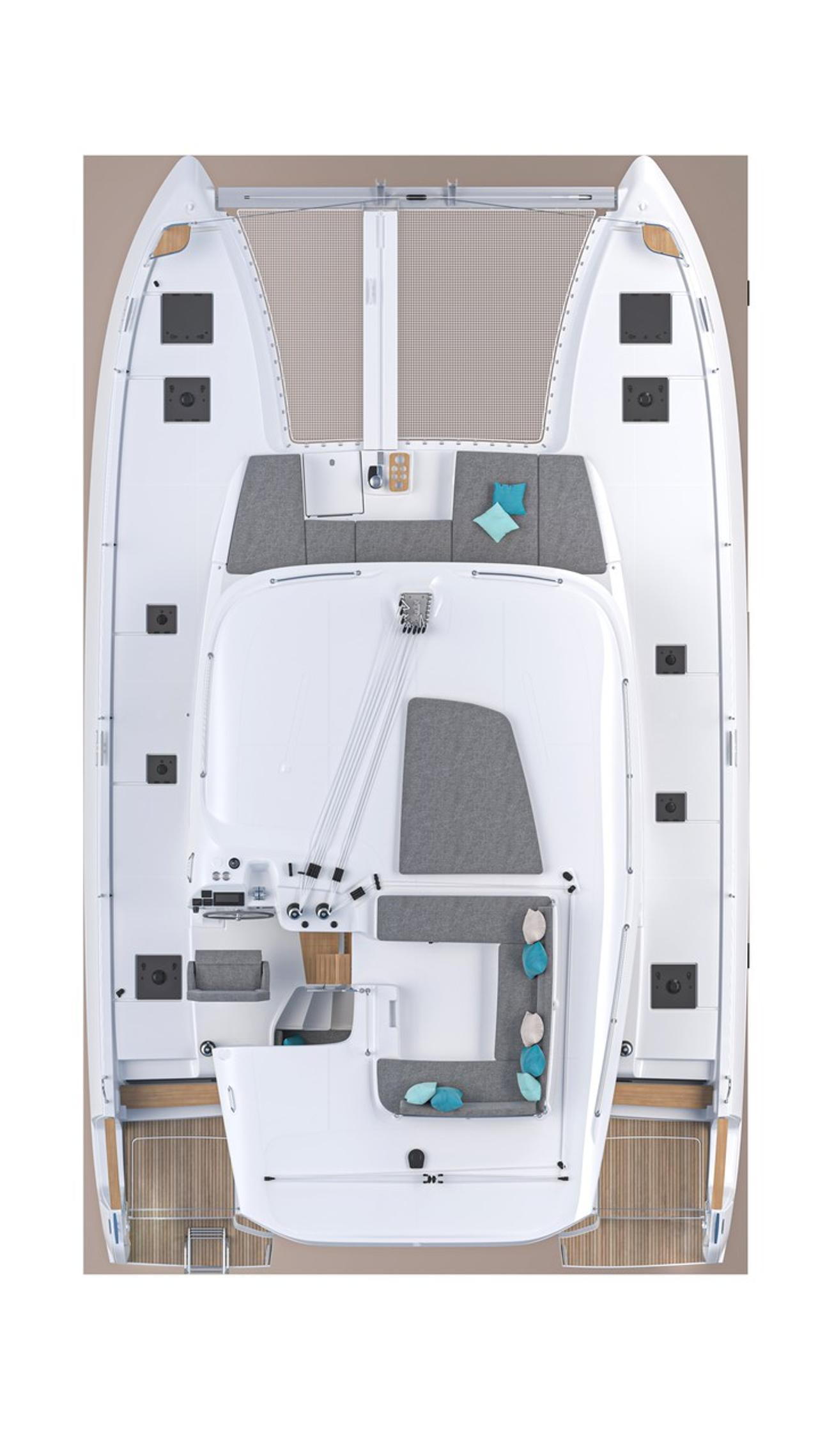 Najam Lagoon 43 - 4 + 2 cab. "Bunga Bunga" u destinaciji Seget Donji | Nautilus - Slika 4