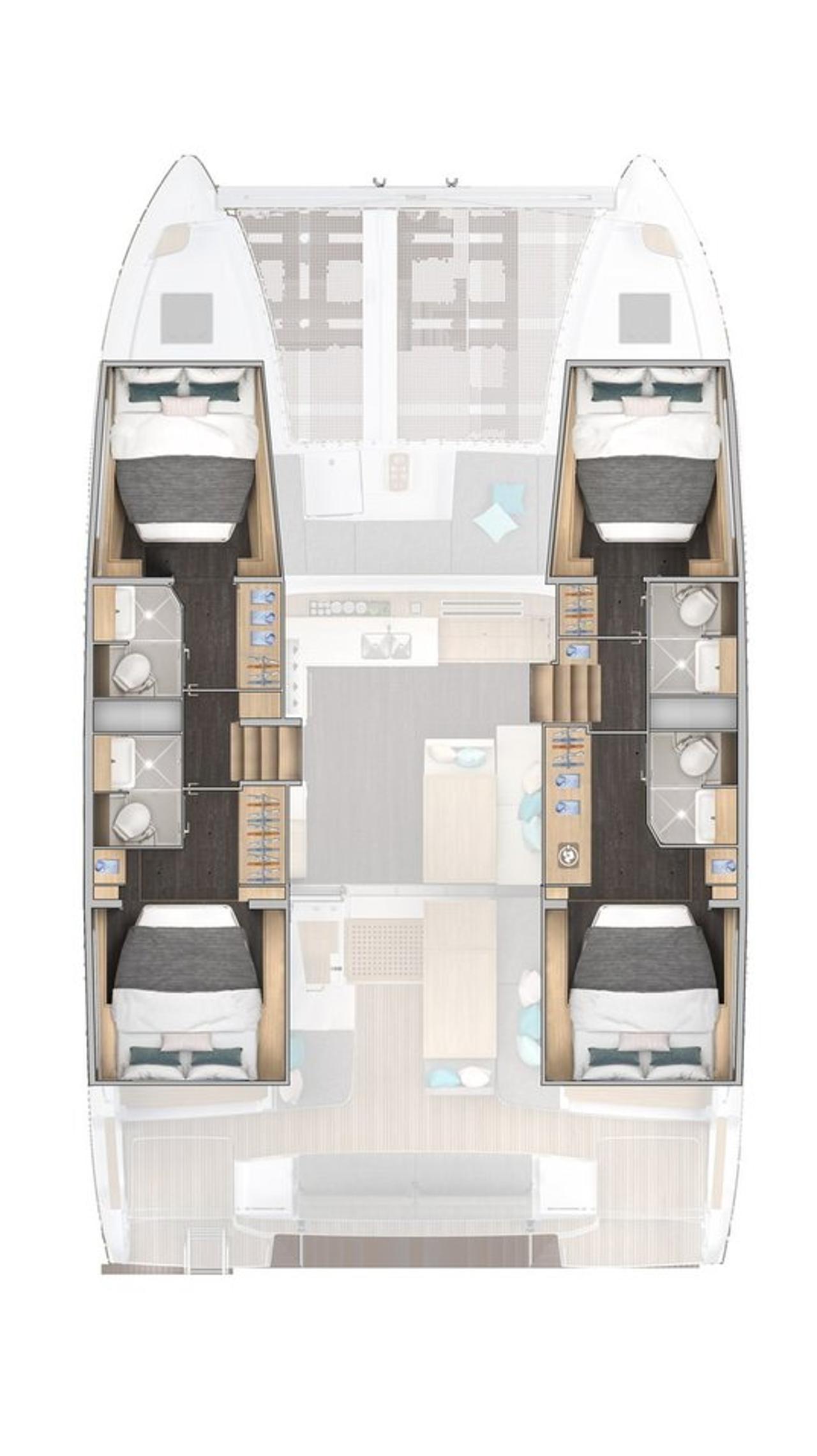 Najam Lagoon 43 - 4 + 2 cab. "Stela" u destinaciji Seget Donji | Nautilus - Slika 2