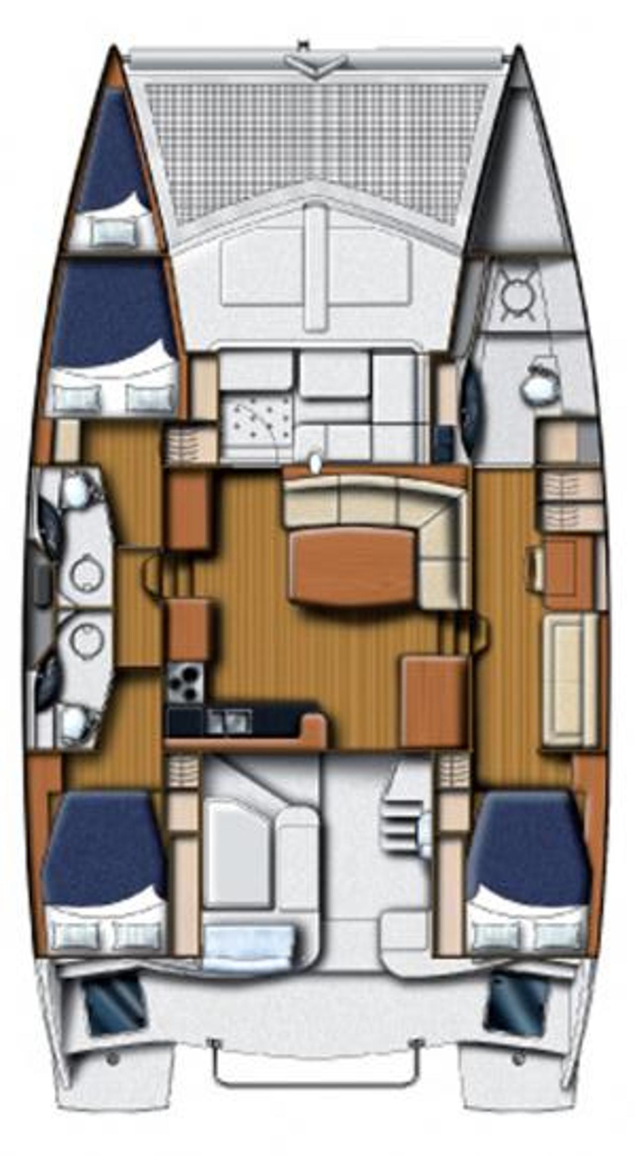 Najam Leopard 45 - 3 + 1 cab. "Manaphy" u destinaciji Seget Donji | Nautilus - Slika 2