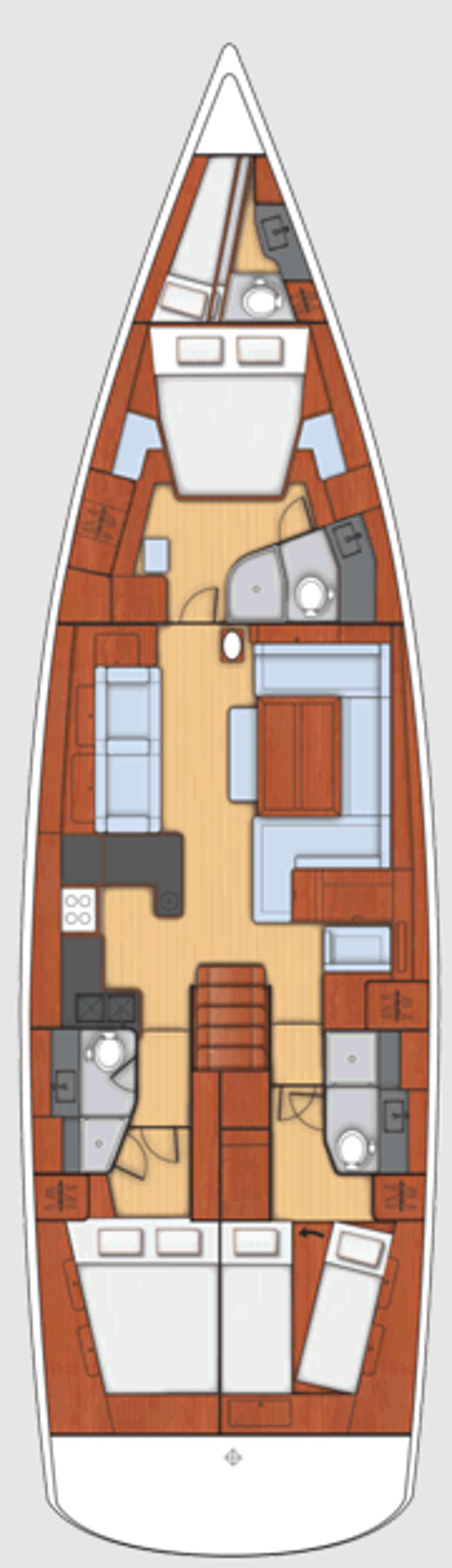 Najam Oceanis 60 - 3 + 1 cab. "Scorpio III" u destinaciji Seget Donji | Nautilus - Slika 2