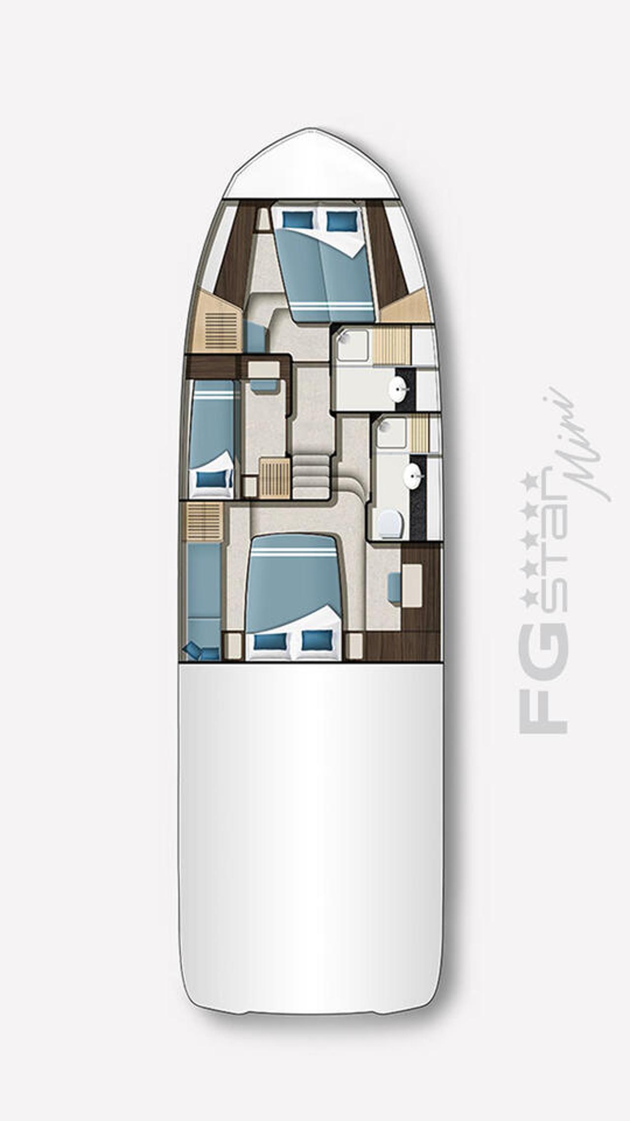 Charter Galeon 440 Fly (Diesel) "FGStar Mini" in Seget Donji | Nautilus - Slika 3