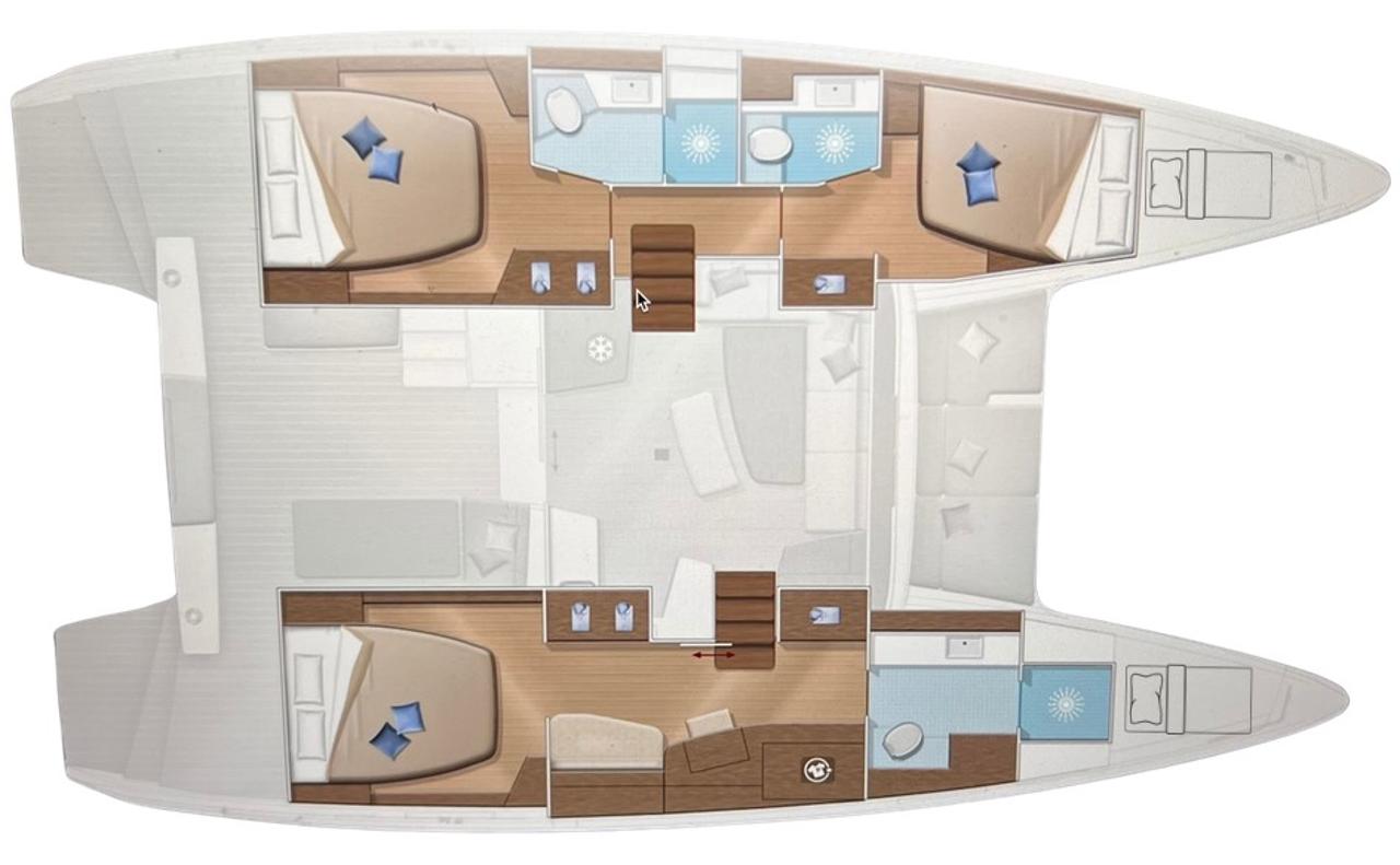 Charter Lagoon 42 Millenium "Slowdown" in Rogoznica | Nautilus - Slika 2