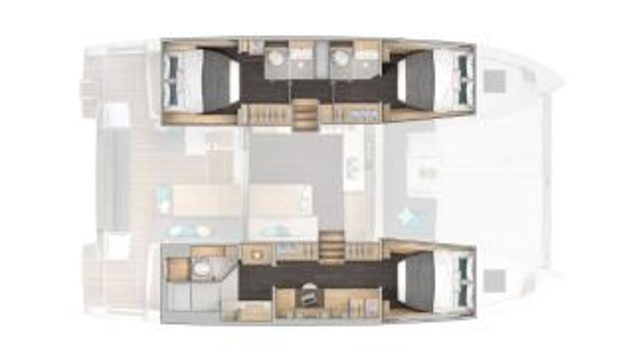 Najam Lagoon 43 - 3 + 2 cab. "Solution" u destinaciji Rogoznica | Nautilus - Slika 2