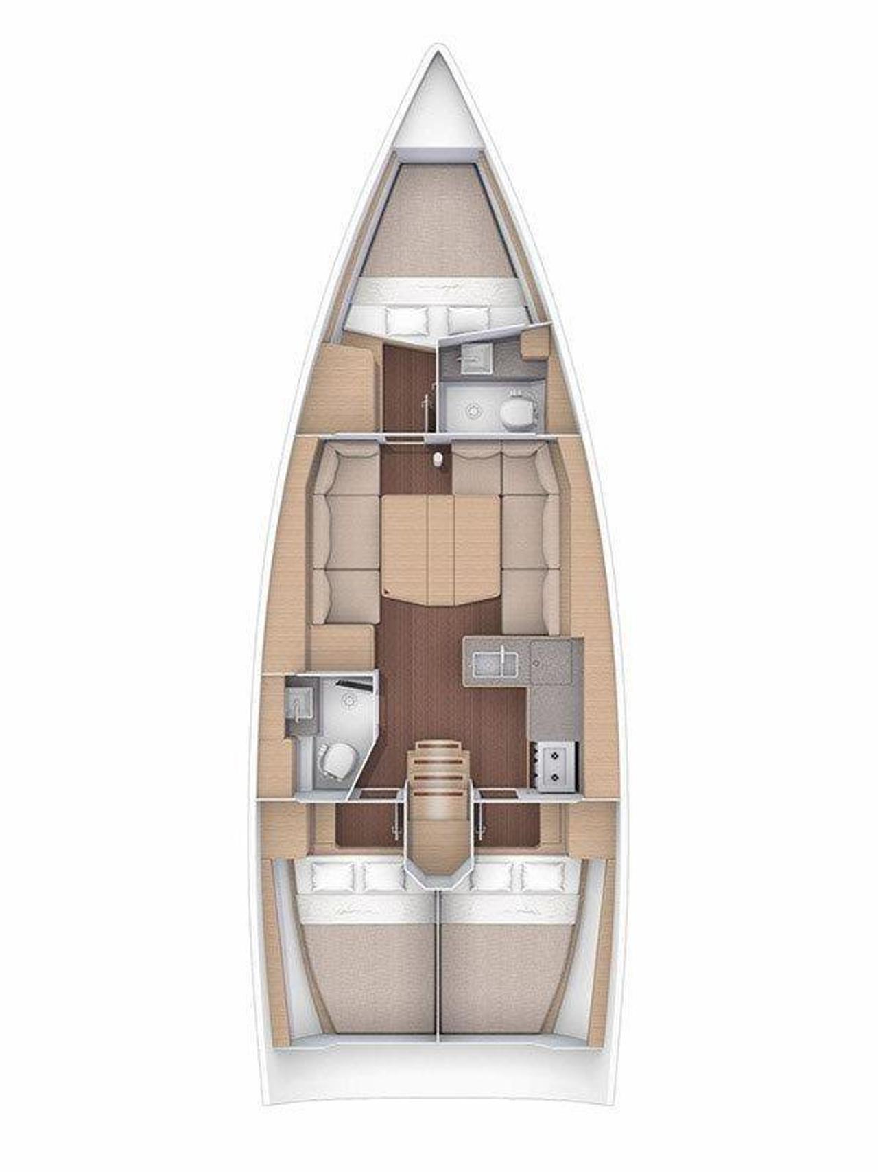 Najam Dufour 390 GL "Barone" u destinaciji Šibenik | Nautilus - Slika 2