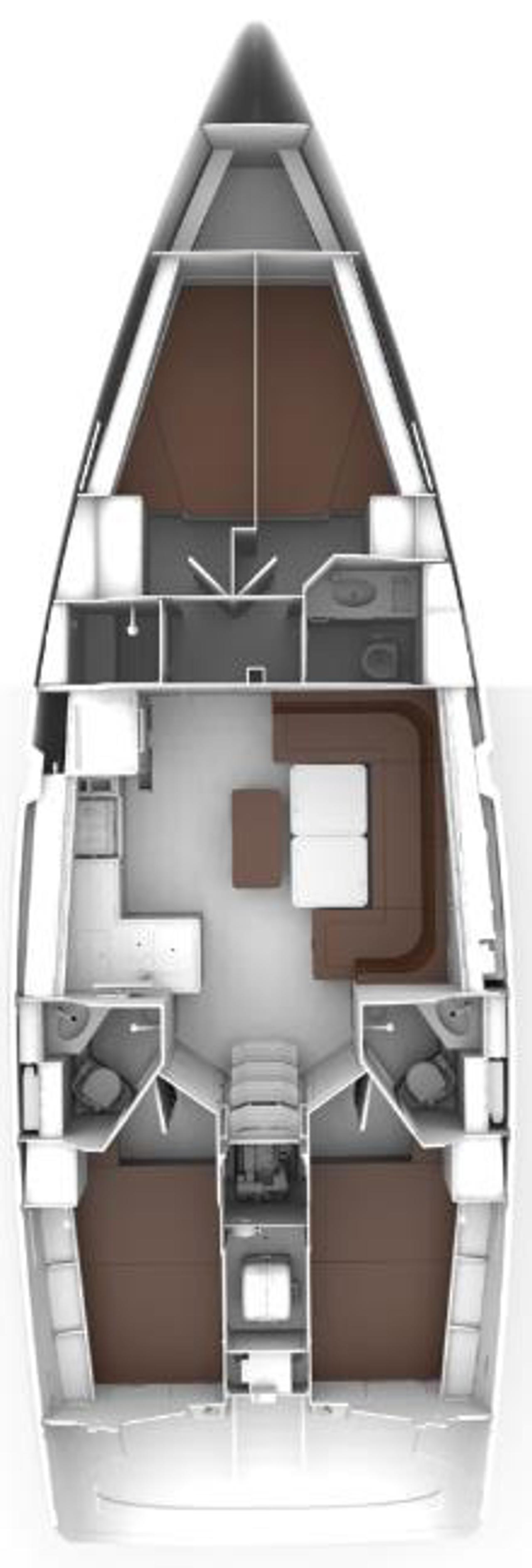Noleggio Bavaria Voyager 45 "Imai" a Jezera | Nautilus - Slika 2
