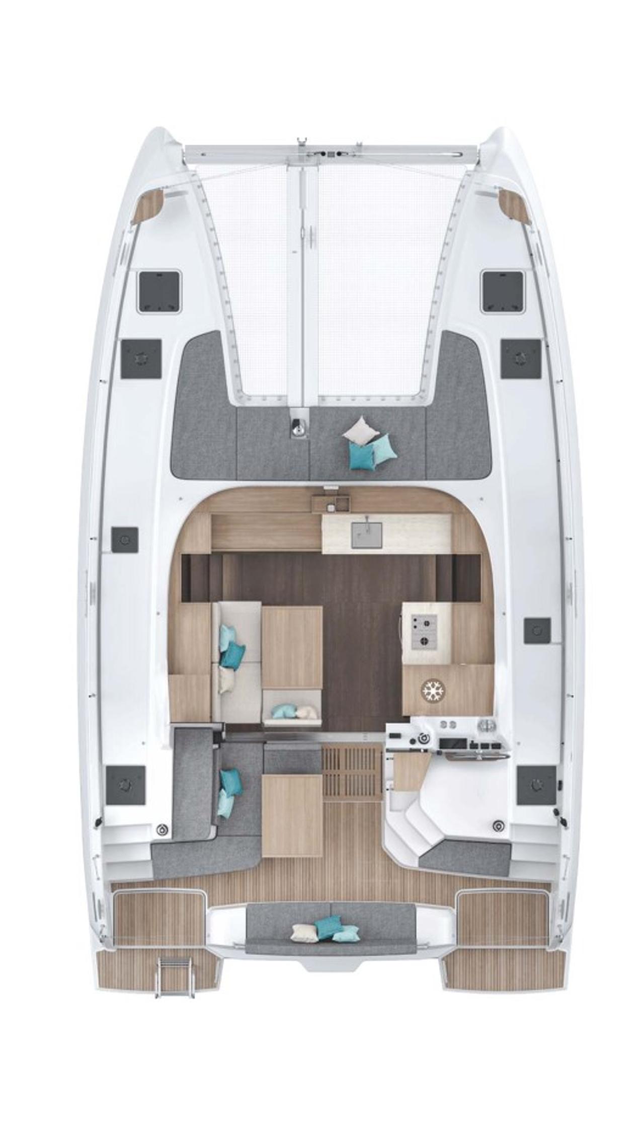 Charter Lagoon 38 - 4 cab. "Moana" in Jezera | Nautilus - Slika 3