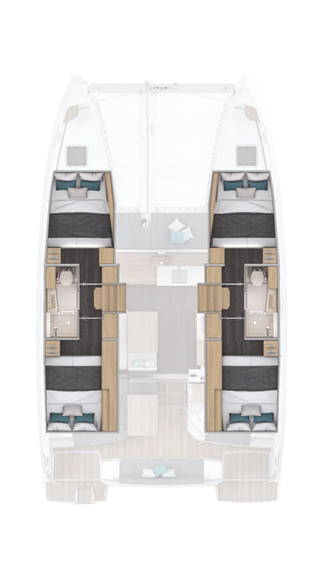 Charter Lagoon 38 - 4 cab. "Moana" in Jezera | Nautilus - Slika 4