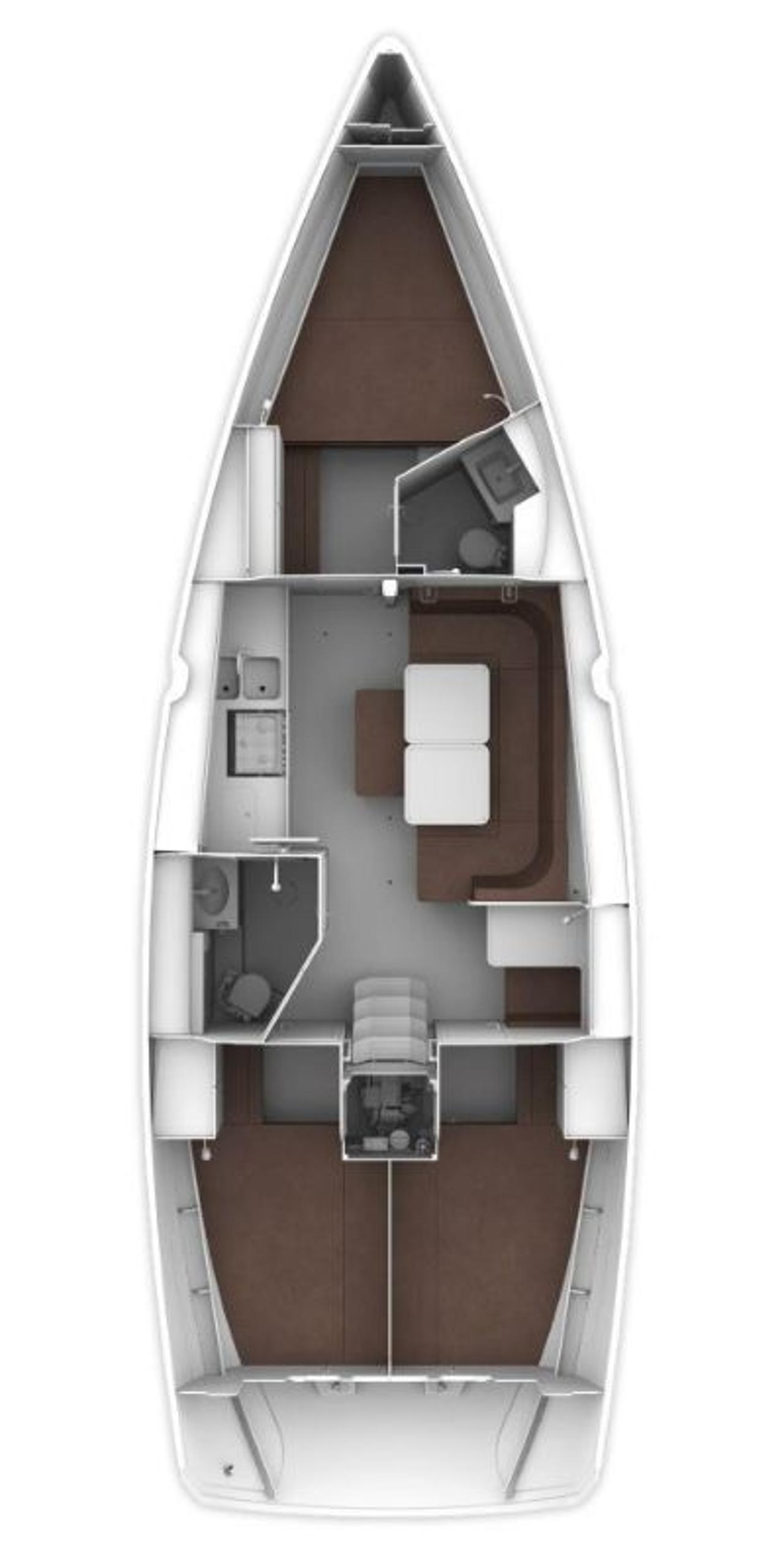 Charter Bavaria Cruiser 41 - 3 cab. "Whatever" in Sukošan | Nautilus - Slika 2
