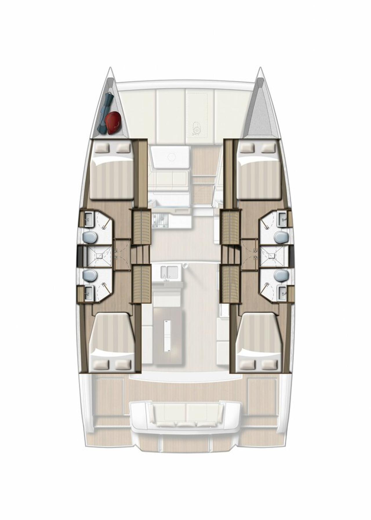 Charter Bali 4.2 "More" in Preveza | Nautilus - Slika 2