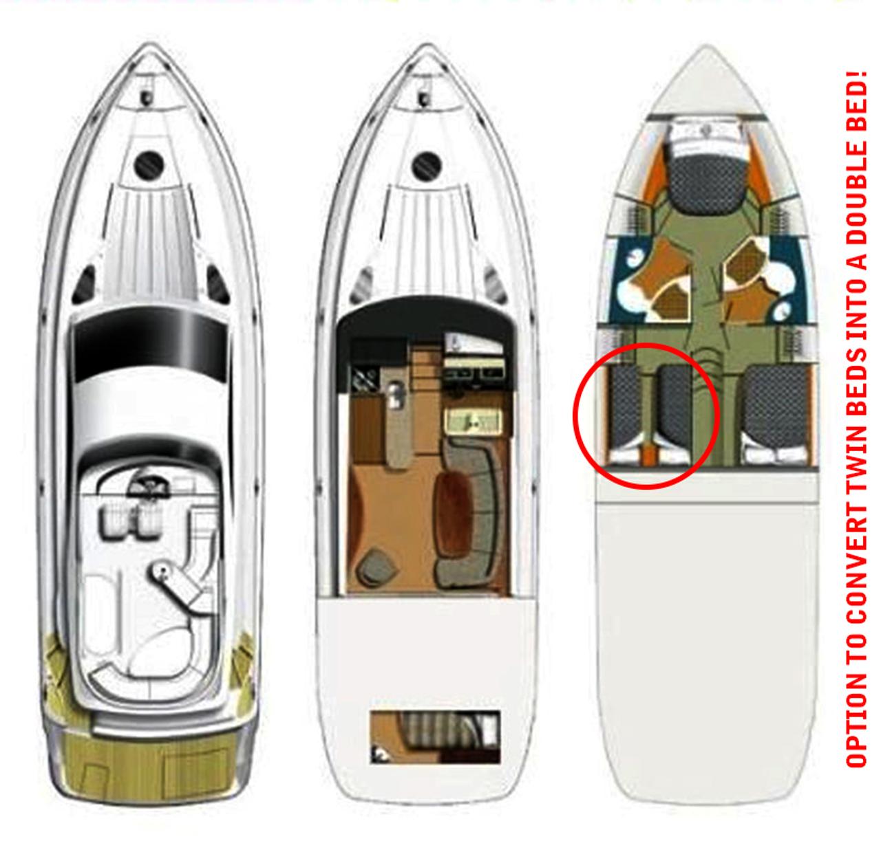 Najam Fairline Phantom 50 "Luna IV" u destinaciji Šibenik | Nautilus - Slika 2