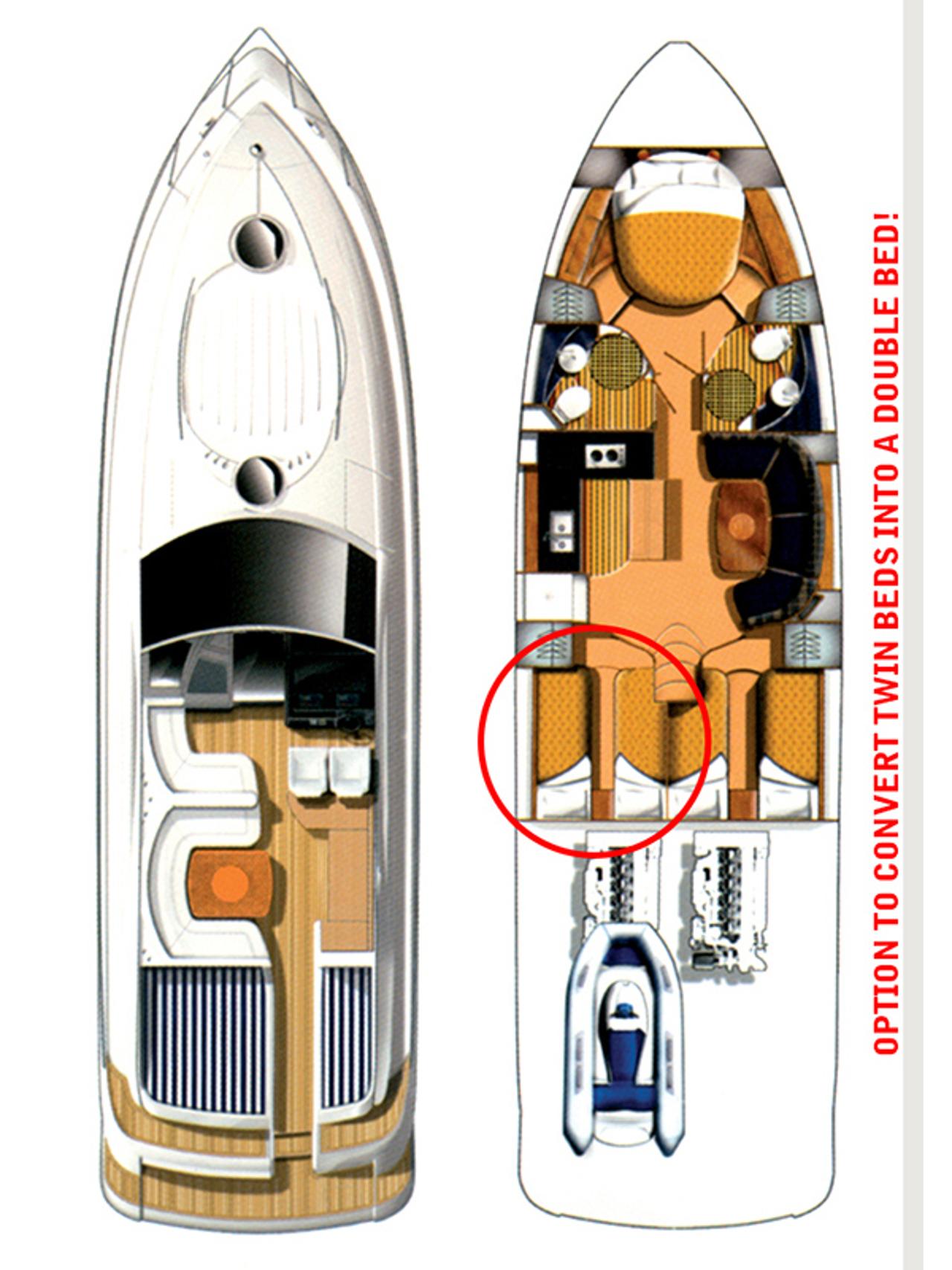 Najam Fairline Targa 52 GT "Katrin" u destinaciji Šibenik | Nautilus - Slika 2