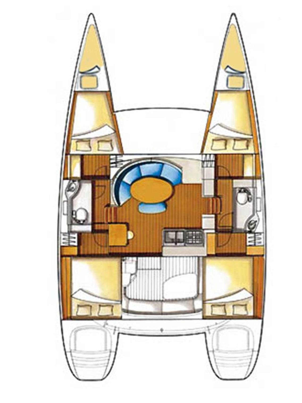 Najam Lagoon 380 - 4 + 2 cab. "Grey Pearl" u destinaciji Šibenik | Nautilus - Slika 2