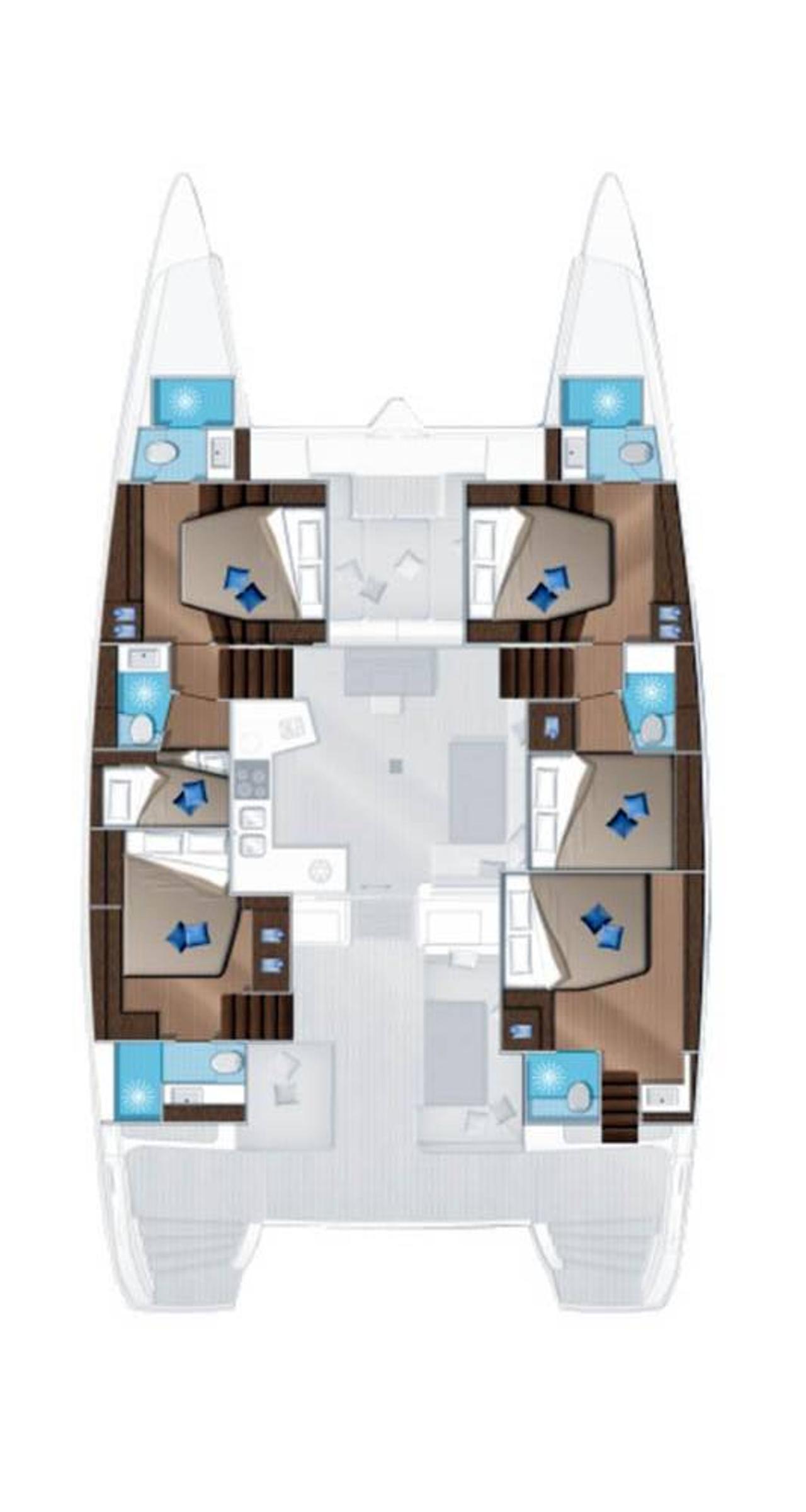 Najam Lagoon 52 F - 6 + 2 cab. "LinaHanna" u destinaciji Šibenik | Nautilus - Slika 2