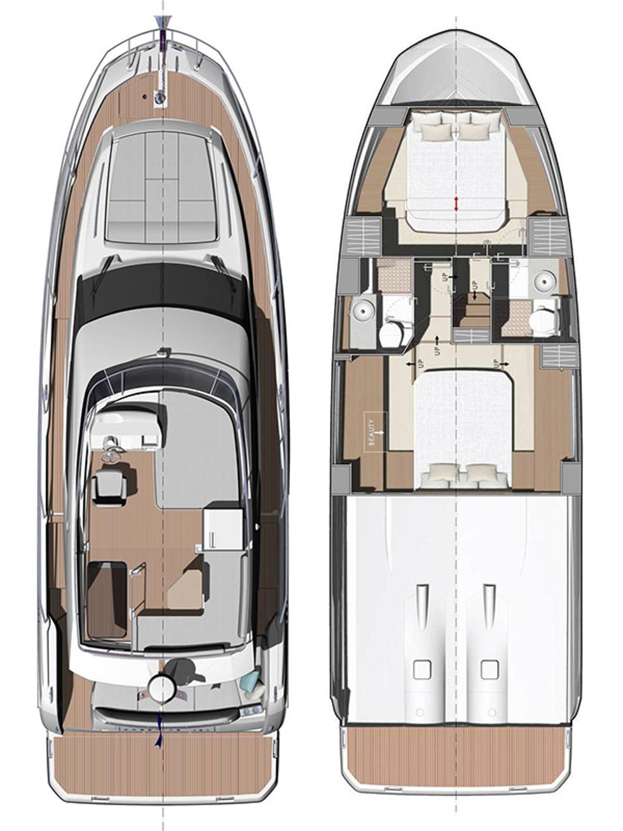Noleggio Prestige 420 Fly - 2 cab. "Brigadoon" a Šibenik | Nautilus - Slika 2