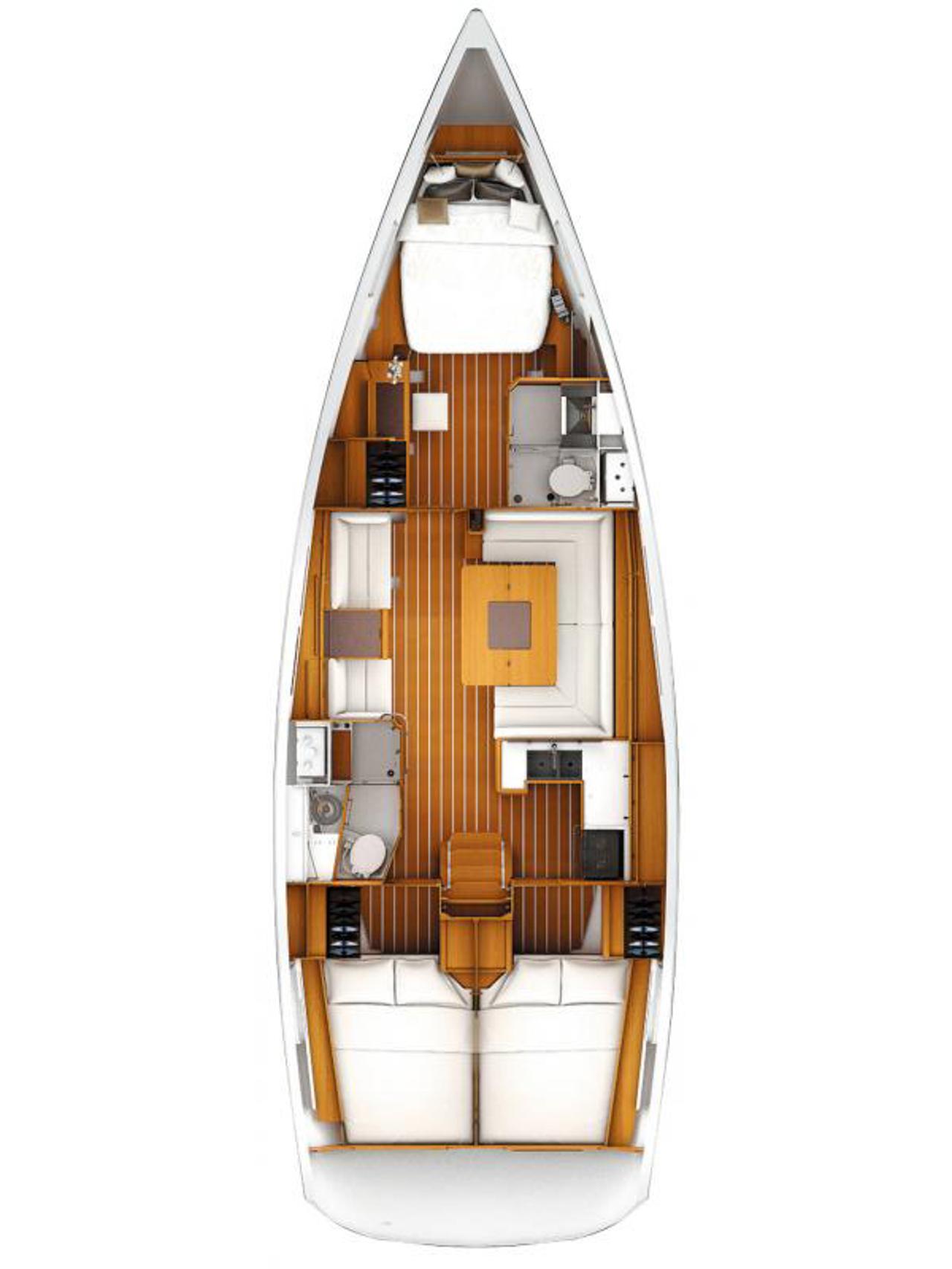 Najam Sun Odyssey 449 - 3 cab. "Elissa" u destinaciji Šibenik | Nautilus - Slika 2