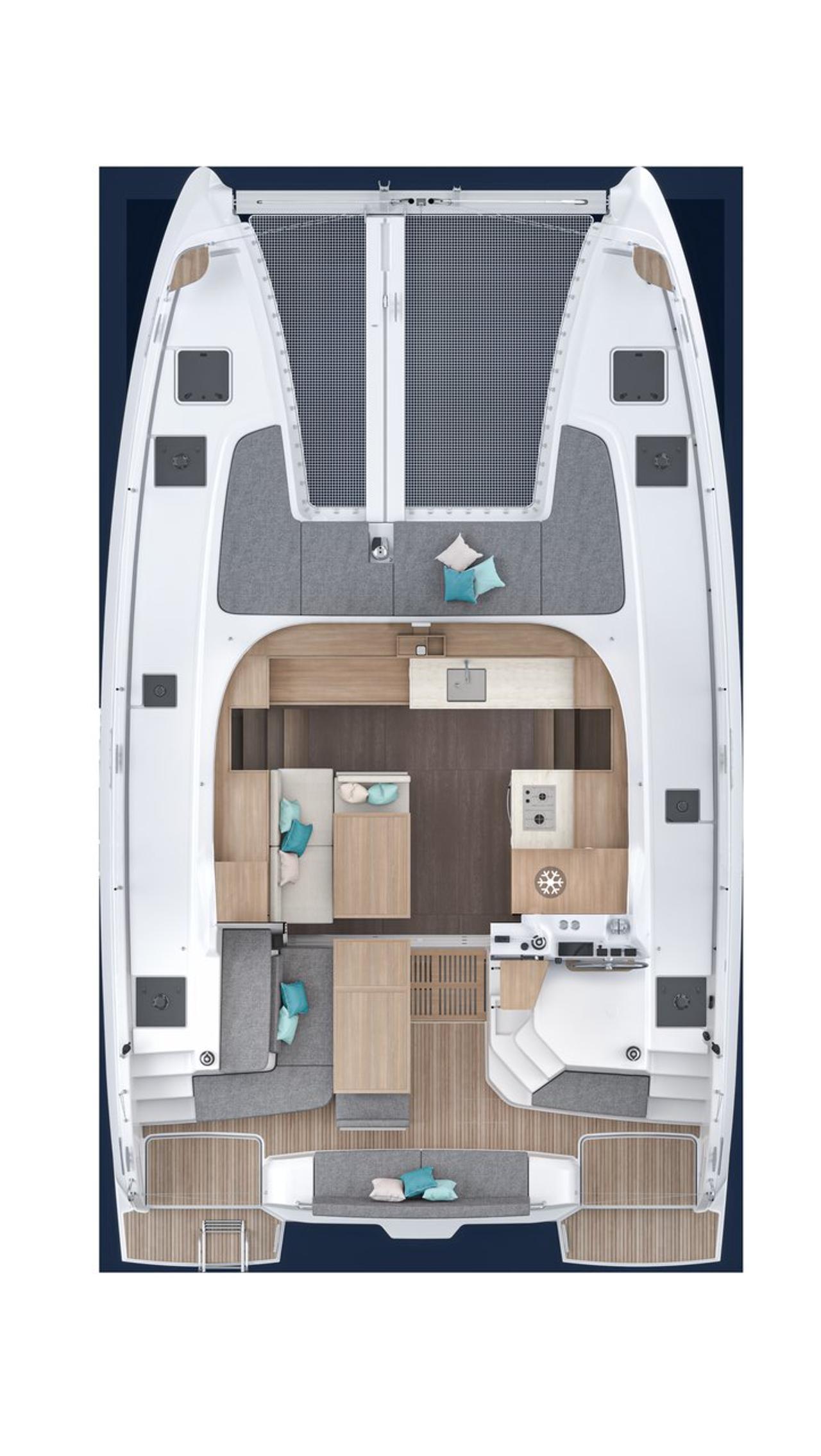 Charter Lagoon 38 - 4 cab. "Furia" in Rogoznica | Nautilus - Slika 3