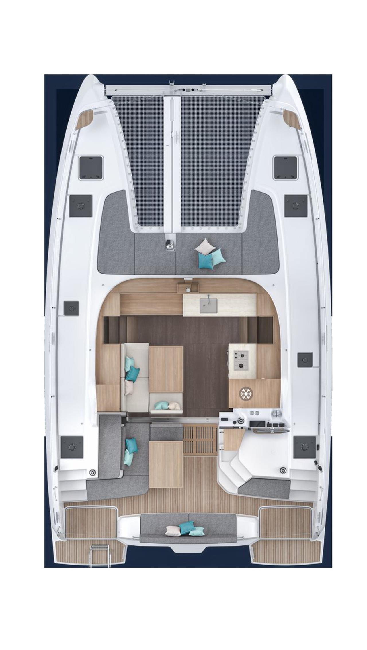 Charter Lagoon 38 - 4 cab. "Furia" in Rogoznica | Nautilus - Slika 4