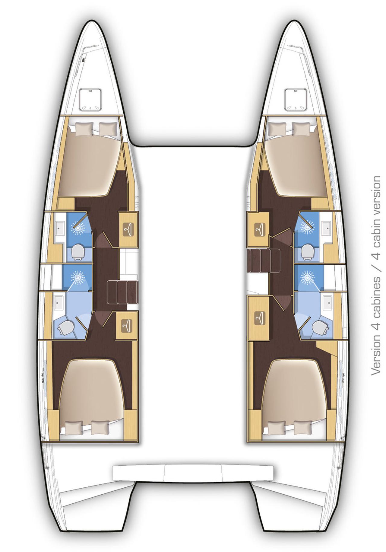 Najam Lagoon 42 - 4 + 2 cab. "Leggiero" u destinaciji Rogoznica | Nautilus - Slika 2