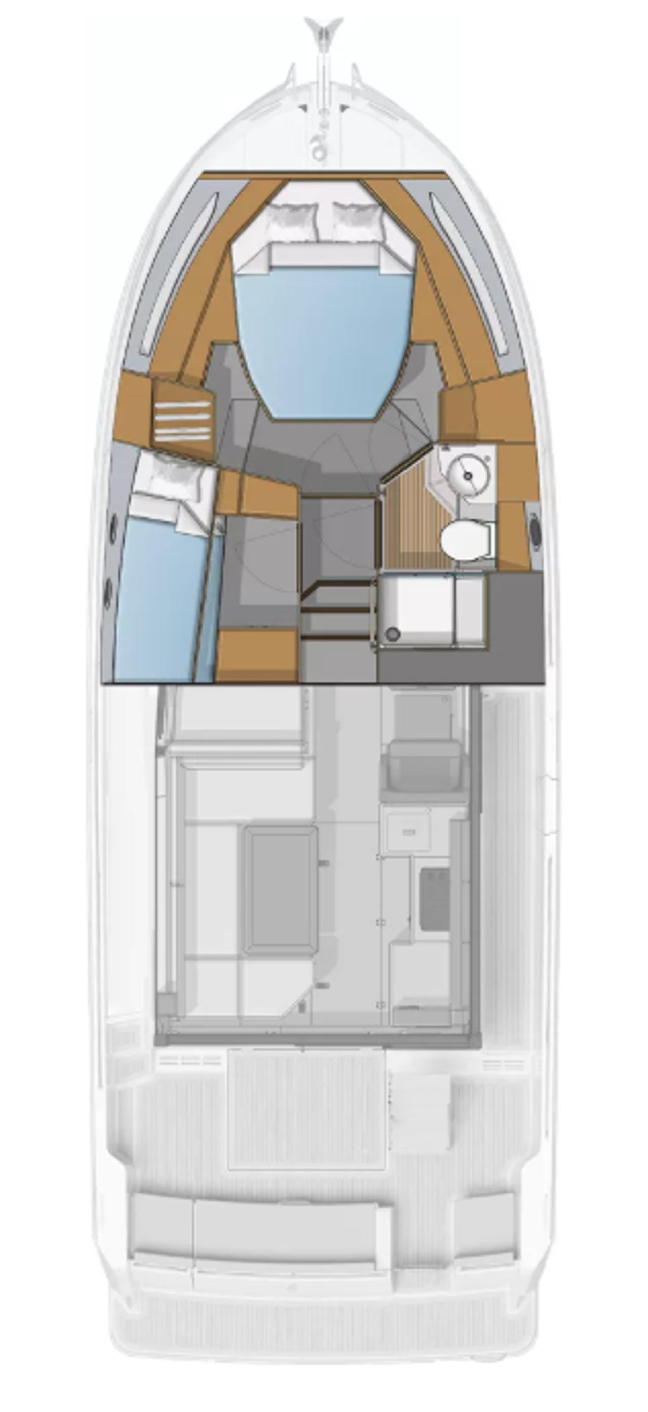Noleggio Swift Trawler 37 Fly "Zoe" a Split | Nautilus - Slika 2