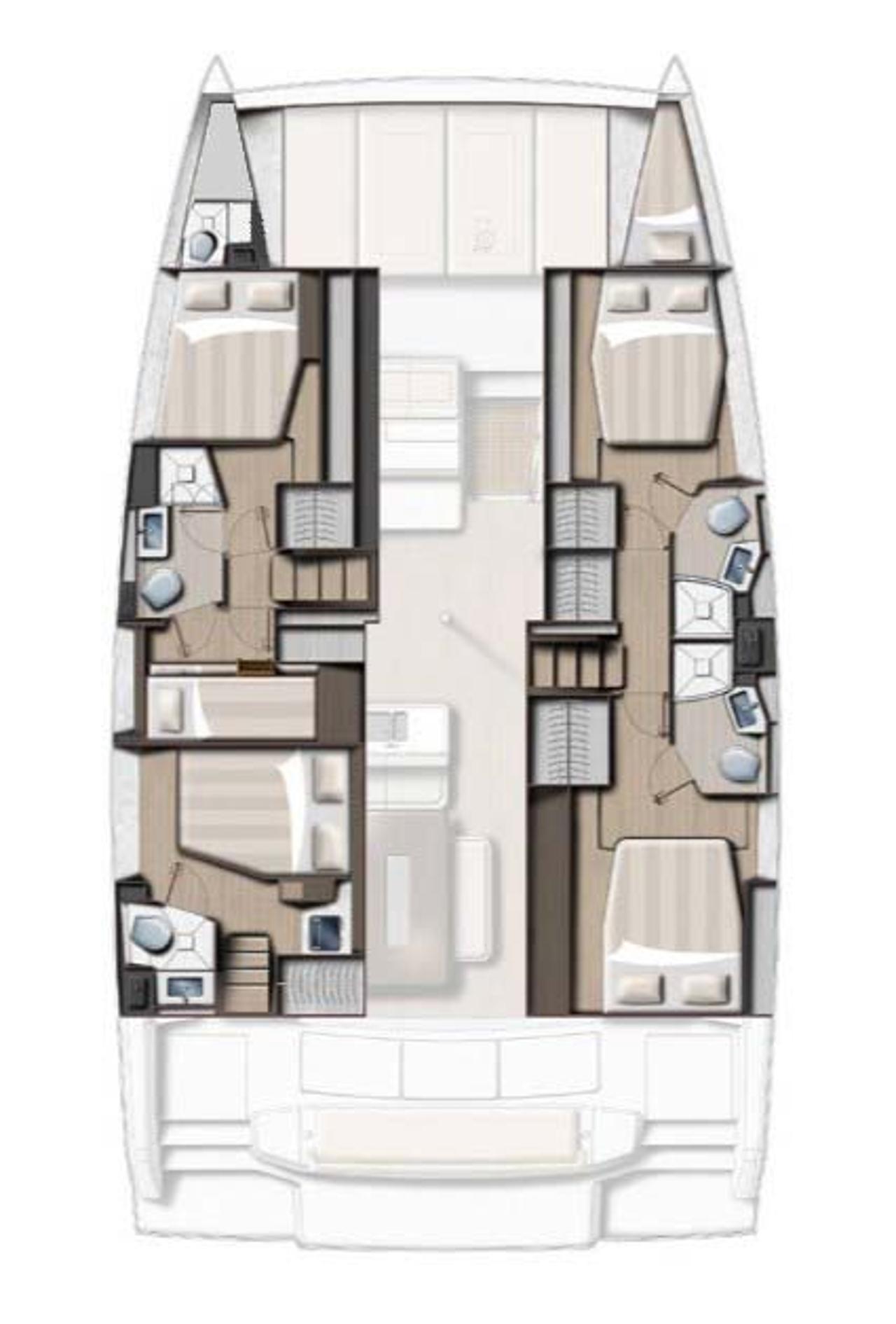 Najam Bali 4.6 - 5 + 1 cab. "Sunny" u destinaciji Trogir | Nautilus - Slika 2