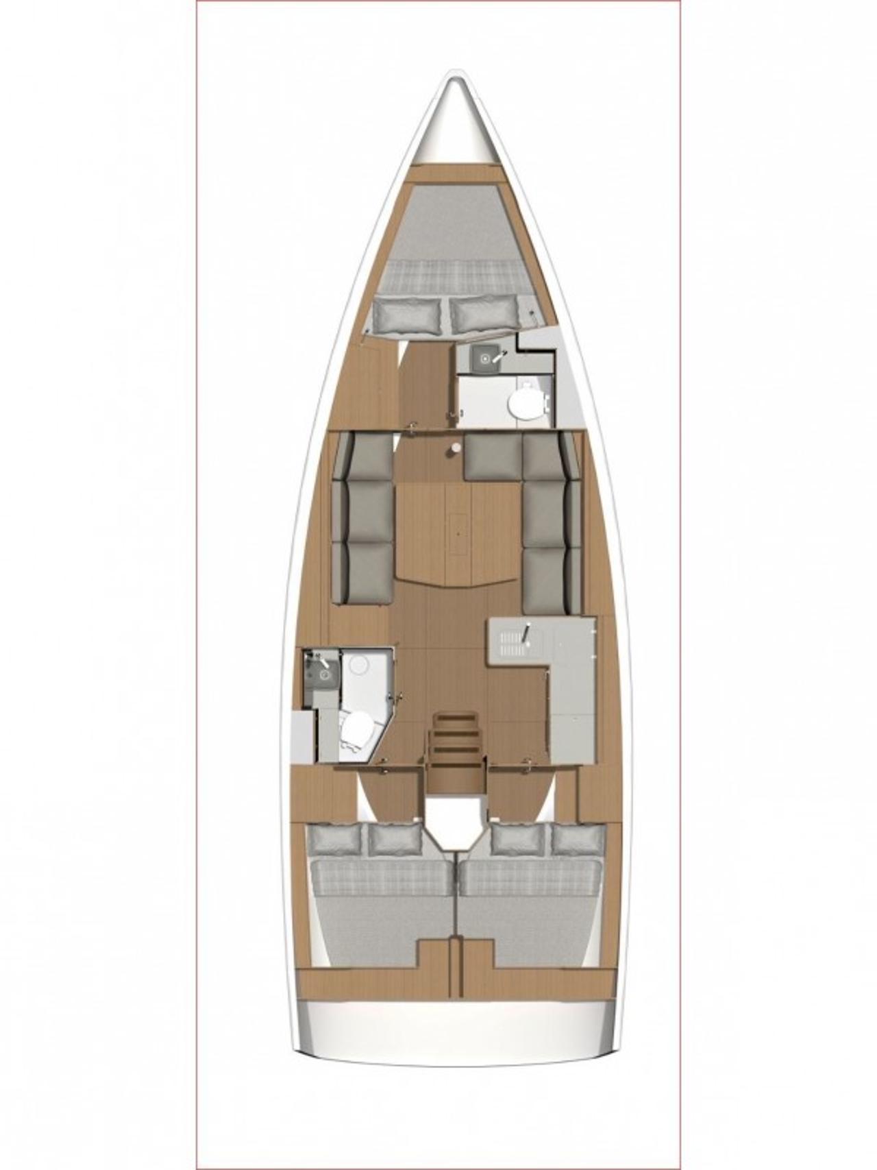 Charter Dufour 390 GL "Nunet" in Biograd na Moru | Nautilus - Slika 2
