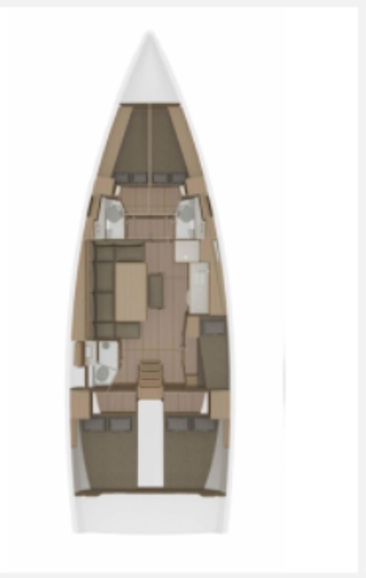 Najam Dufour 460 GL - 5 cab. "SunnyLife" u destinaciji Biograd na Moru | Nautilus - Slika 2