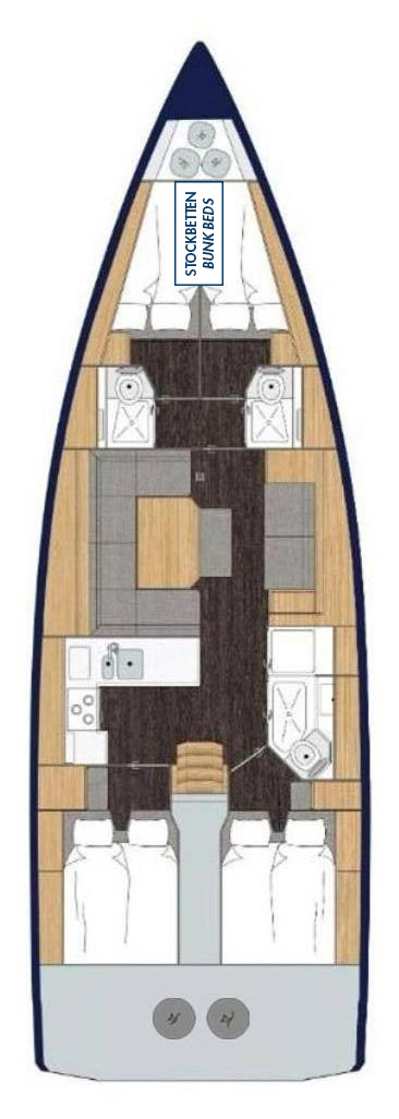 Najam Bavaria C45 Holiday "A.HO.I. one" u destinaciji Biograd na Moru | Nautilus - Slika 2