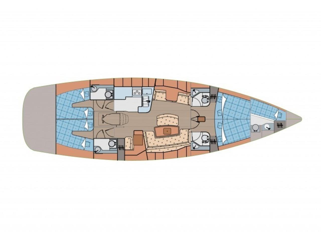 Noleggio Elan 514 Impression - 4 + 1 cab. "Maja 07" a Pirovac | Nautilus - Slika 2