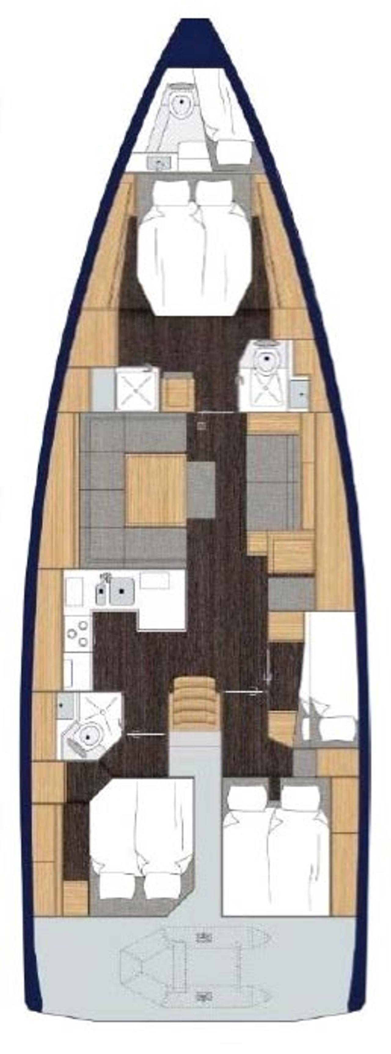 Charter Bavaria C50 Style - 4 + 1 cab. "Novara" in Pula | Nautilus - Slika 2