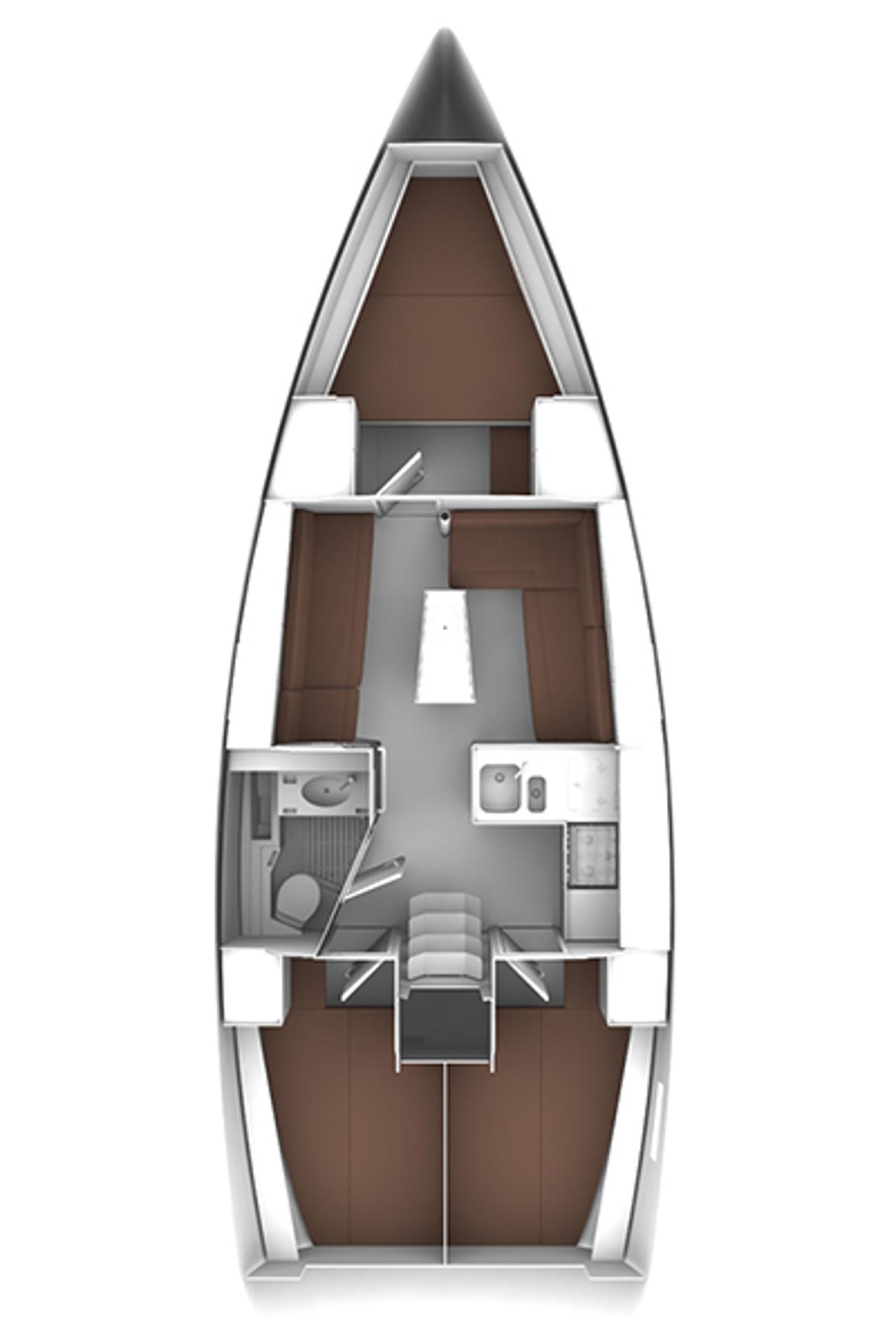 Najam Bavaria Cruiser 37 - 3 cab. "Crush" u destinaciji Fethiye | Nautilus - Slika 2