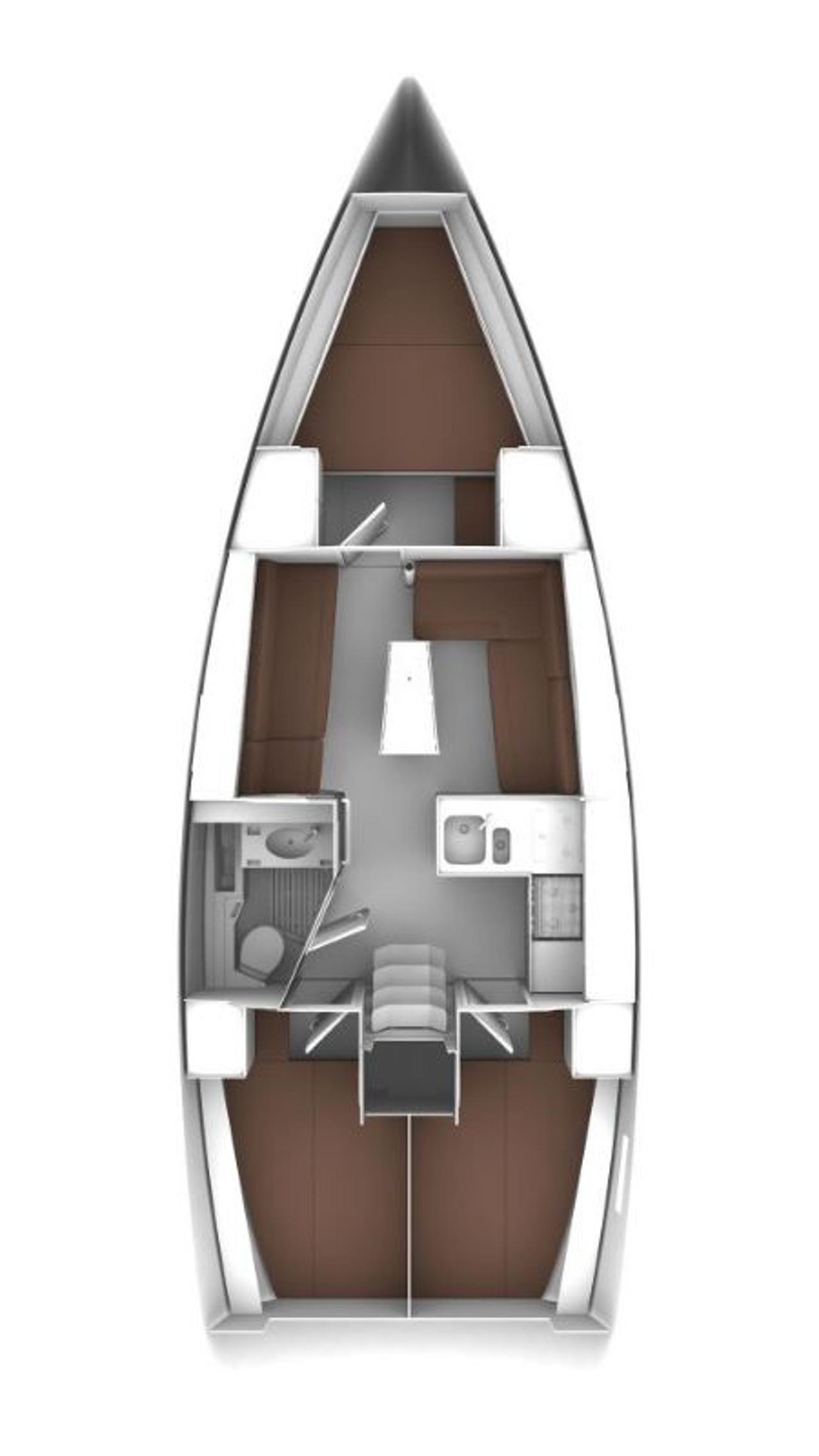Charter Bavaria Cruiser 37 - 3 cab. "Papajoe" in Lelystad | Nautilus - Slika 2
