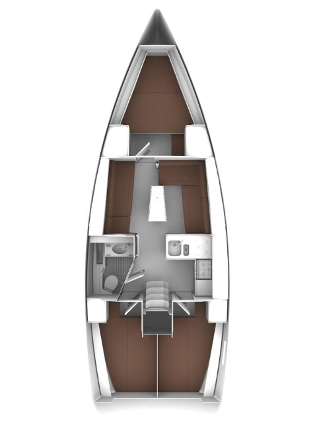 Noleggio Bavaria Cruiser 37 - 3 cab. "Polo" a Pula | Nautilus - Slika 2