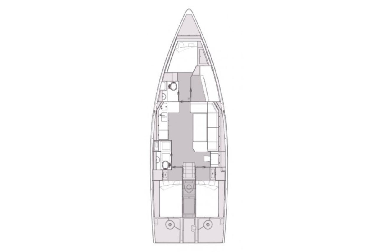 Noleggio Elan Impression 45 - 4 cab. "Scarlett" a Biograd na Moru | Nautilus - Slika 2