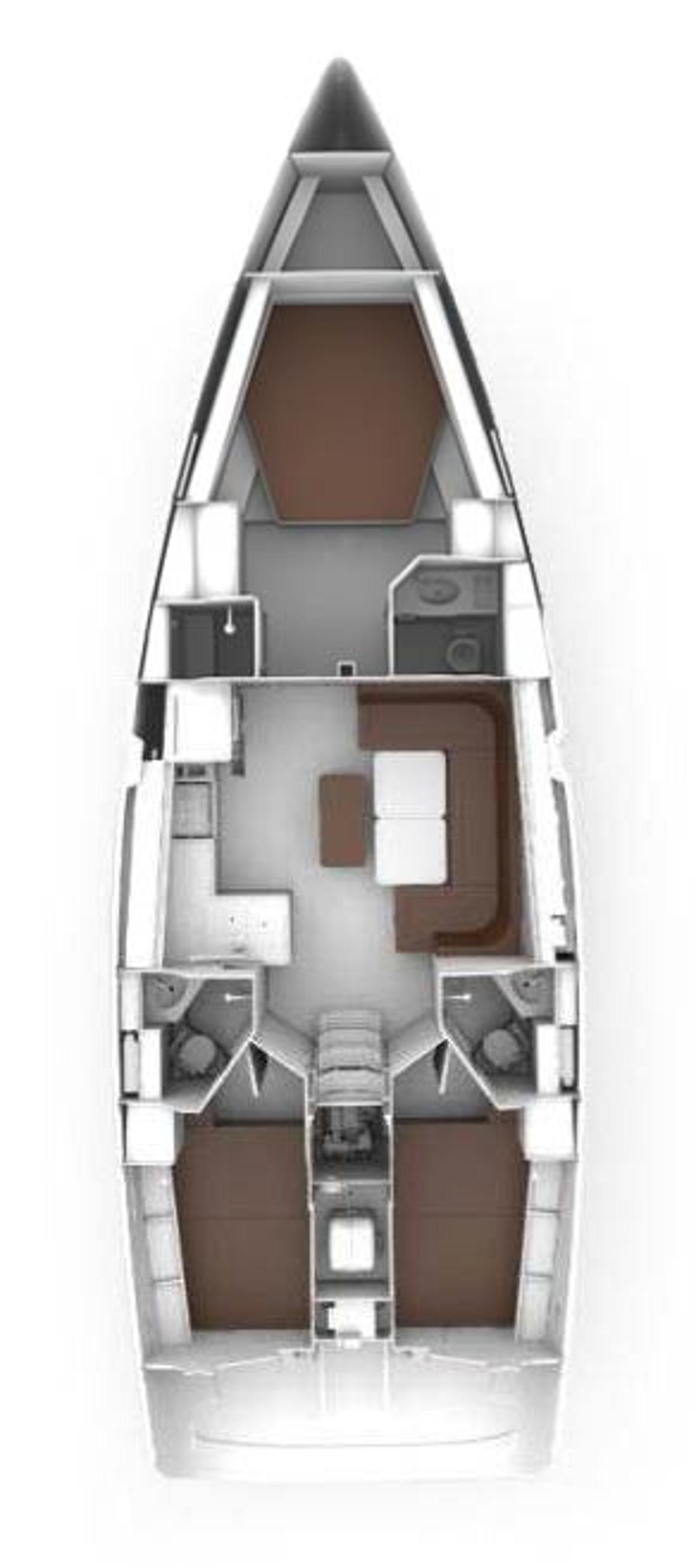 Charter Bavaria Cruiser 46 Style - 3 cab. "Elea" in Fethiye | Nautilus - Slika 2