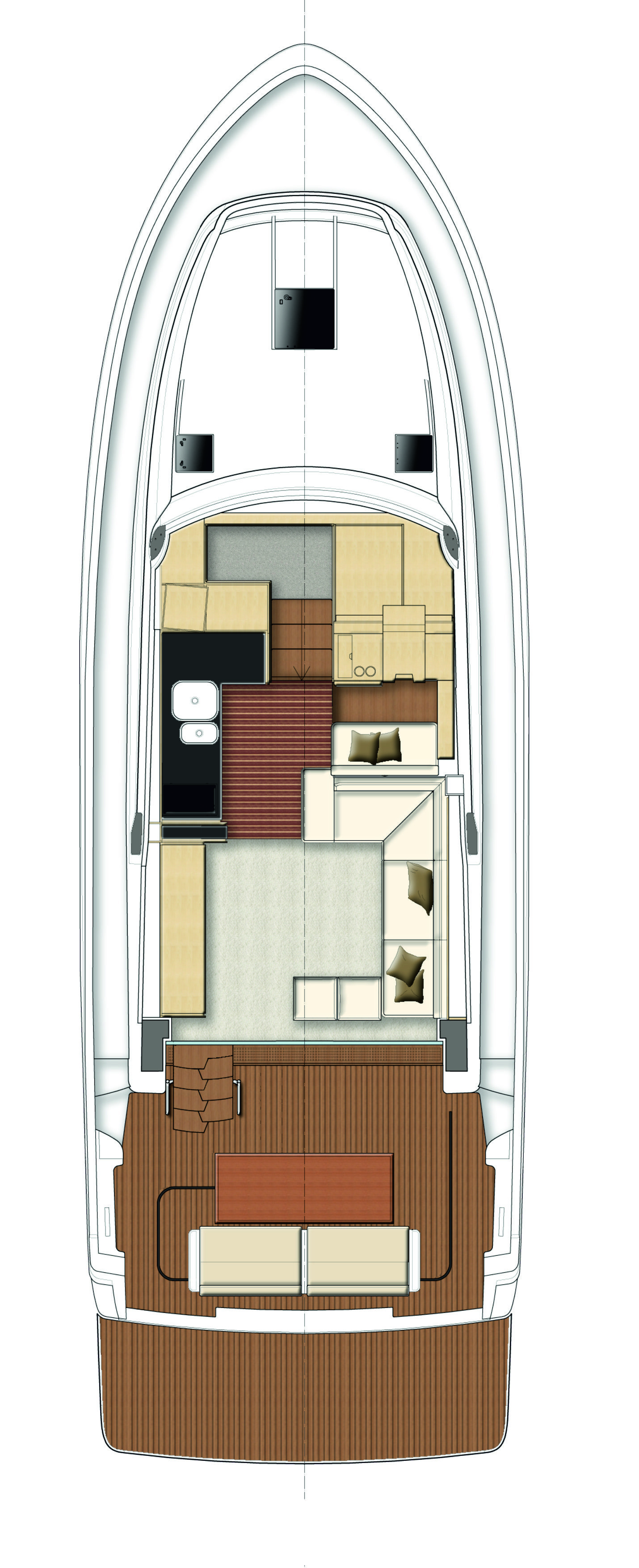 Noleggio Bavaria Virtess 420 Fly "Lana" a Trogir | Nautilus - Slika 3