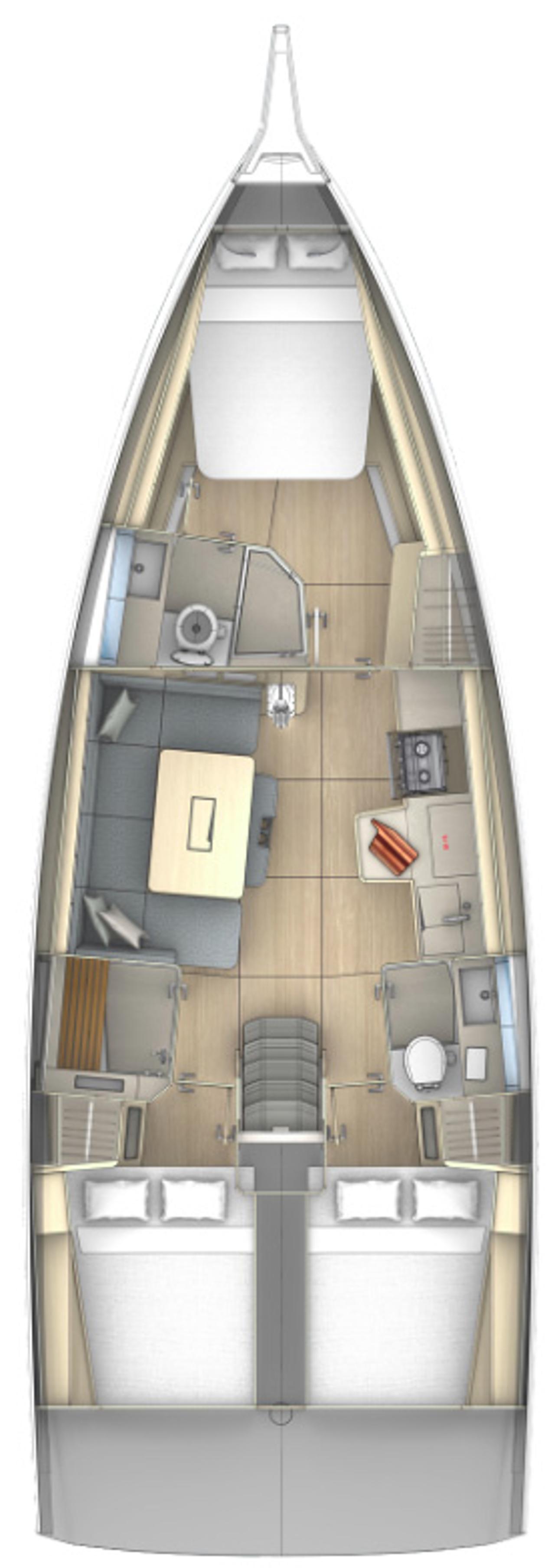 Noleggio Dufour 41 - 3 cab. "Kaylani" a Jezera | Nautilus - Slika 2