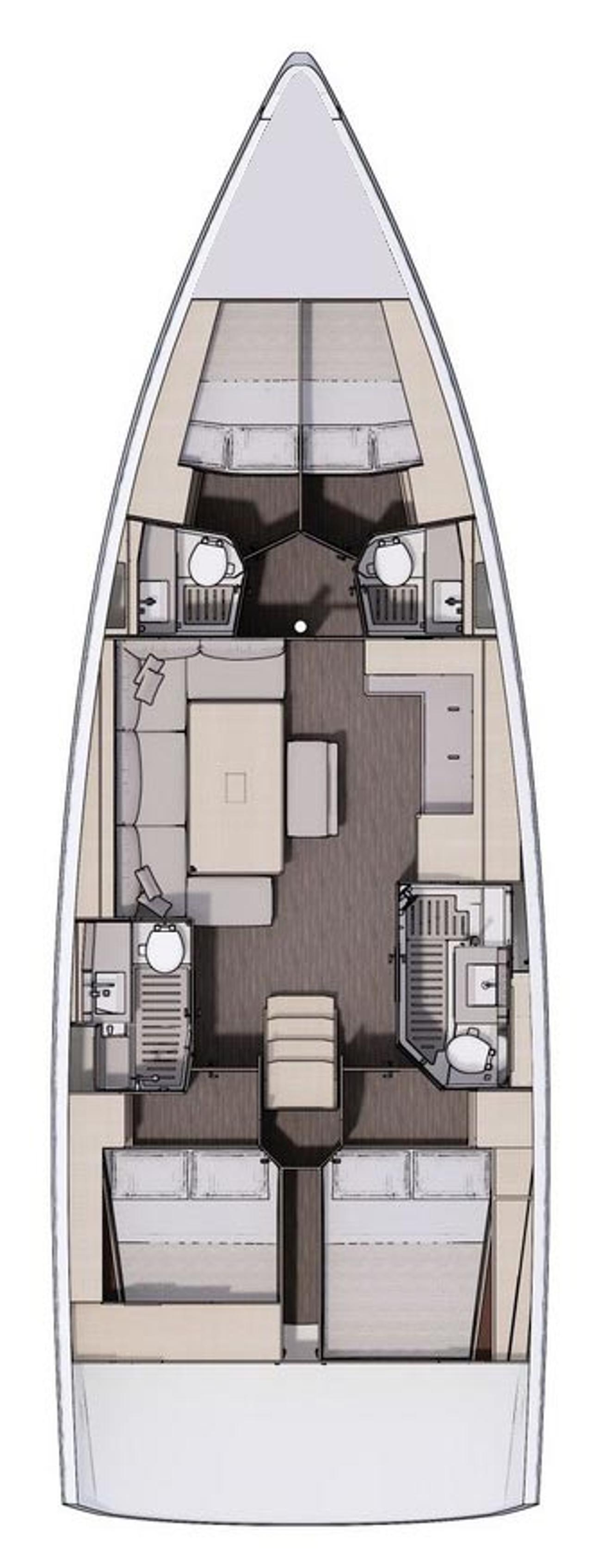 Najam Dufour 470 - 4 cab. "Libertas" u destinaciji Murter | Nautilus - Slika 2