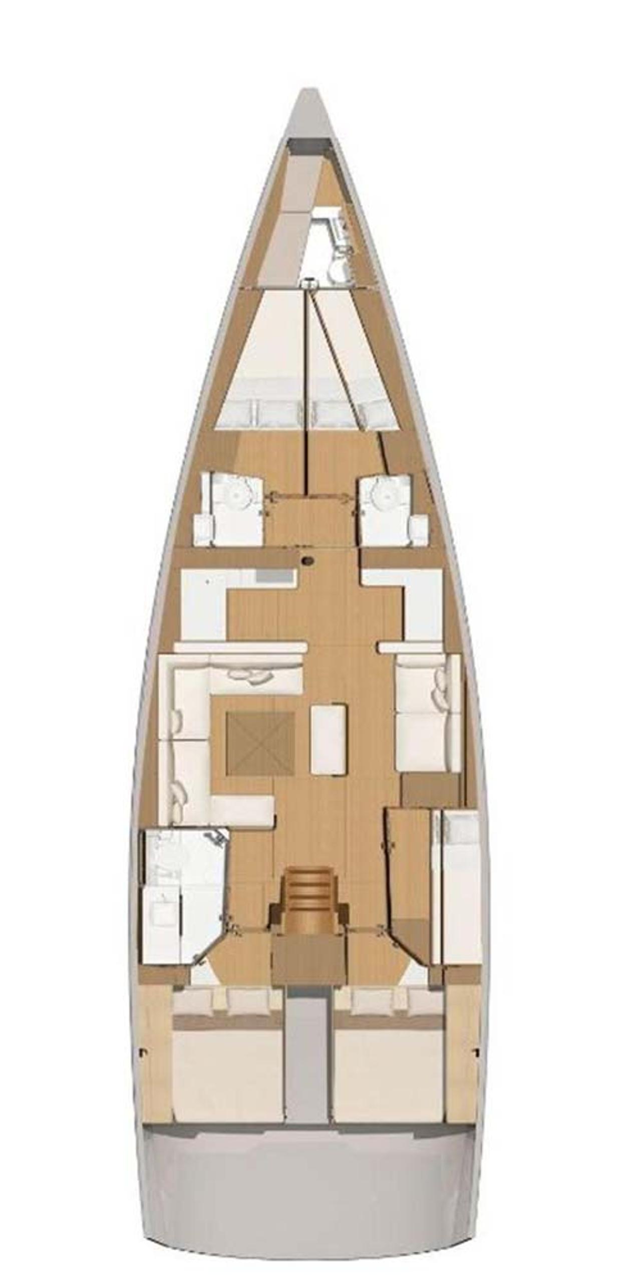 Noleggio Dufour 56 Exclusive - 5 + 1 cab. "Amalia" a Trogir | Nautilus - Slika 2