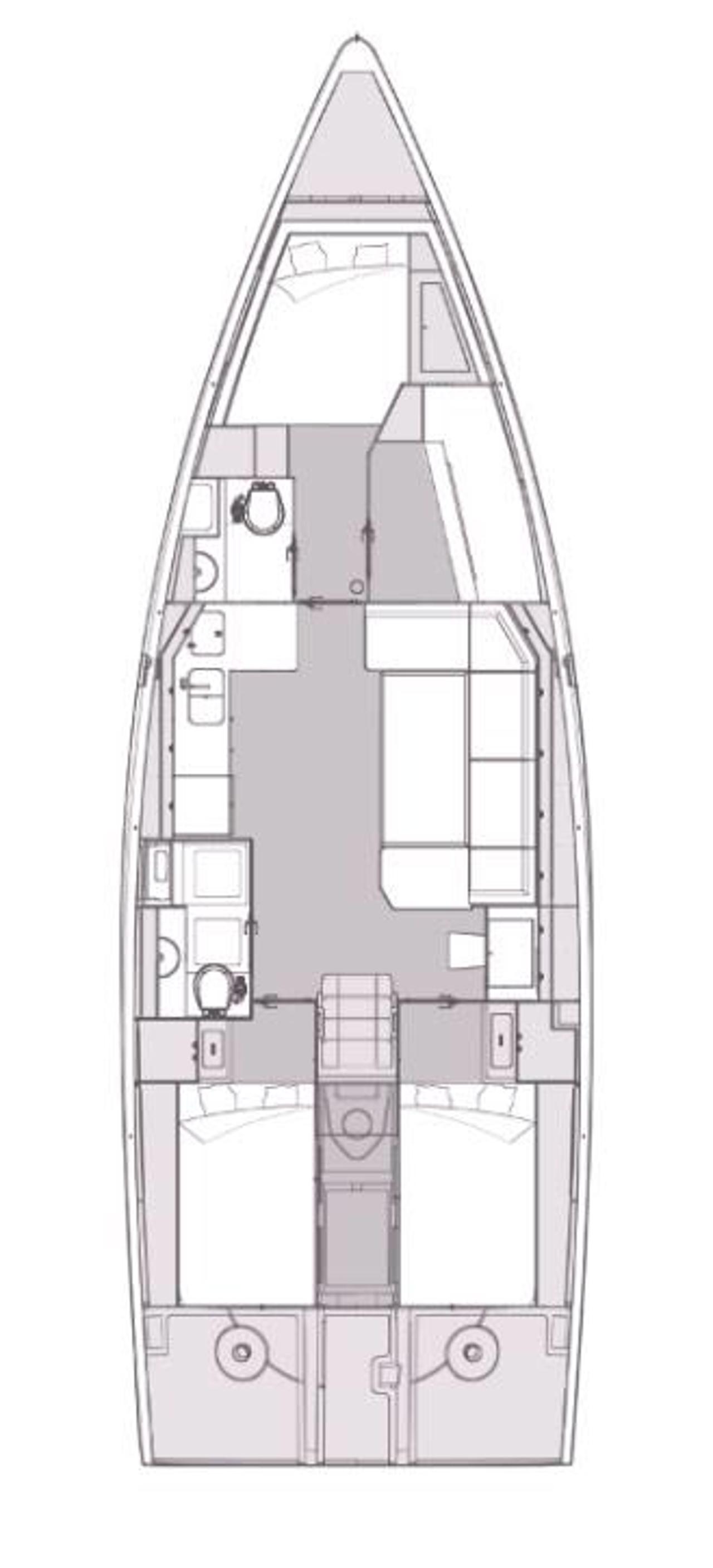 Najam Elan Impression 45 (ex. 43) - 4 cab. "Alfa One" u destinaciji Portorož / Portorose | Nautilus - Slika 2