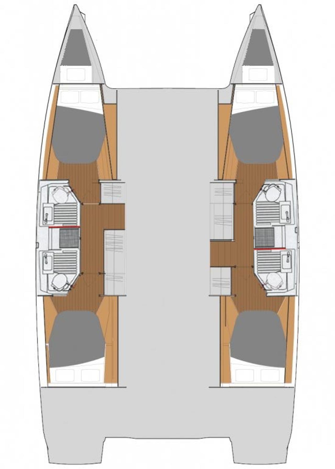 Noleggio Fountaine Pajot Astrea 42 - 4 + 2 cab. "Felis" a Murter | Nautilus - Slika 2