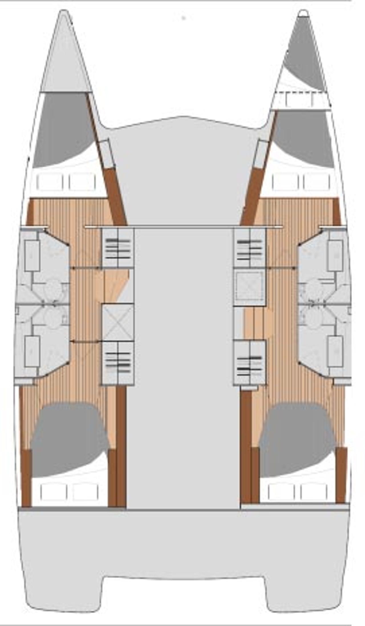 Charter Fountaine Pajot Isla 40 - 4 + 1 cab. "Orion" in Biograd na Moru | Nautilus - Slika 2
