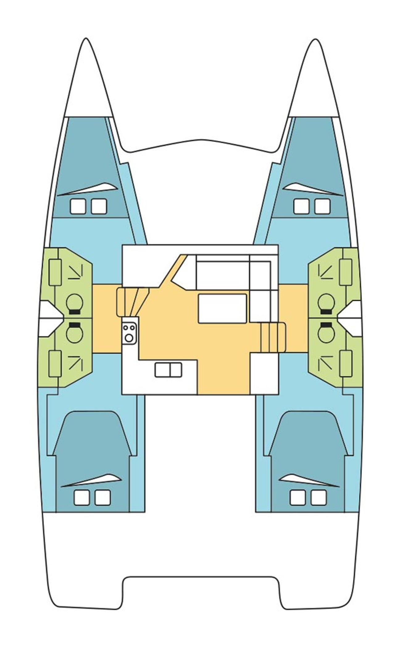 Charter Fountaine Pajot Isla 40 - 4 cab. "Chilli" in Trogir | Nautilus - Slika 2