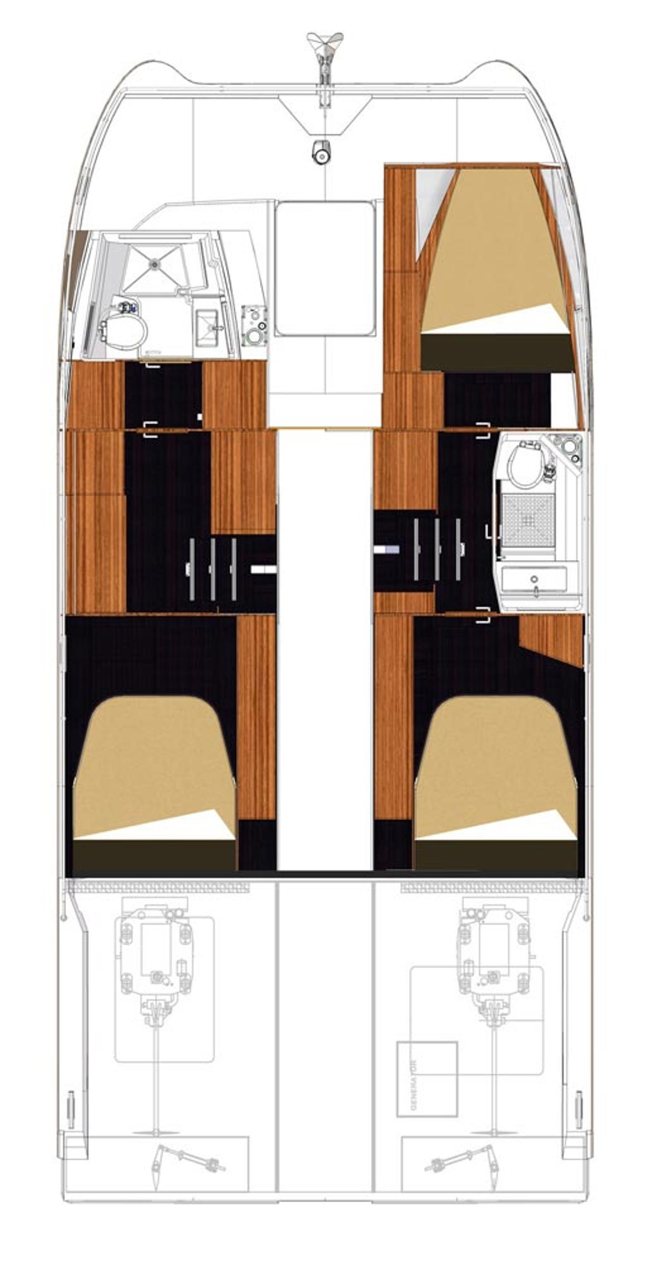 Noleggio Fountaine Pajot MY 37 - 3 cab. "Mon Ami" a Šibenik | Nautilus - Slika 2