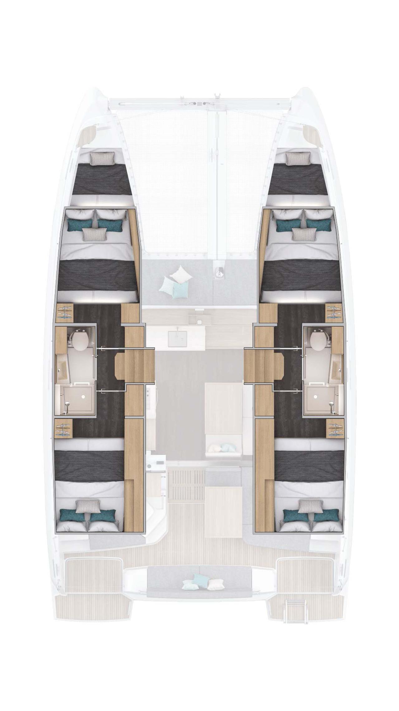 Charter Lagoon 38 - 4 + 2 cab. "Marica" in Šibenik | Nautilus - Slika 4