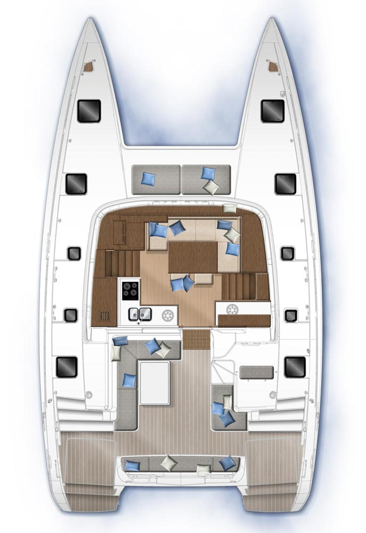 Charter Lagoon 40 - 4 + 2 cab "Sound of Silence" in Šibenik | Nautilus - Slika 3