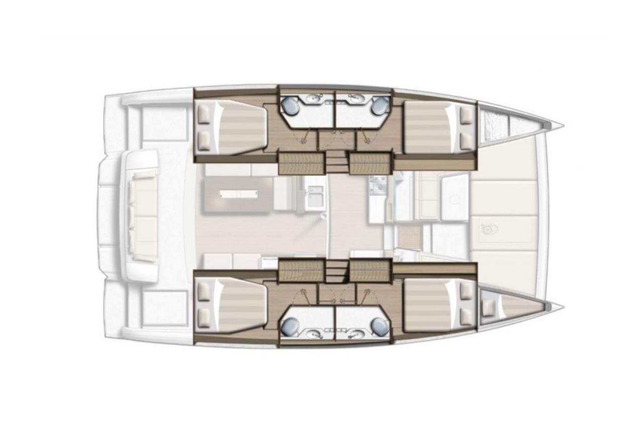 Najam Bali 4.2 - 4 + 1 cab. "Supernova" u destinaciji Biograd na Moru | Nautilus - Slika 2