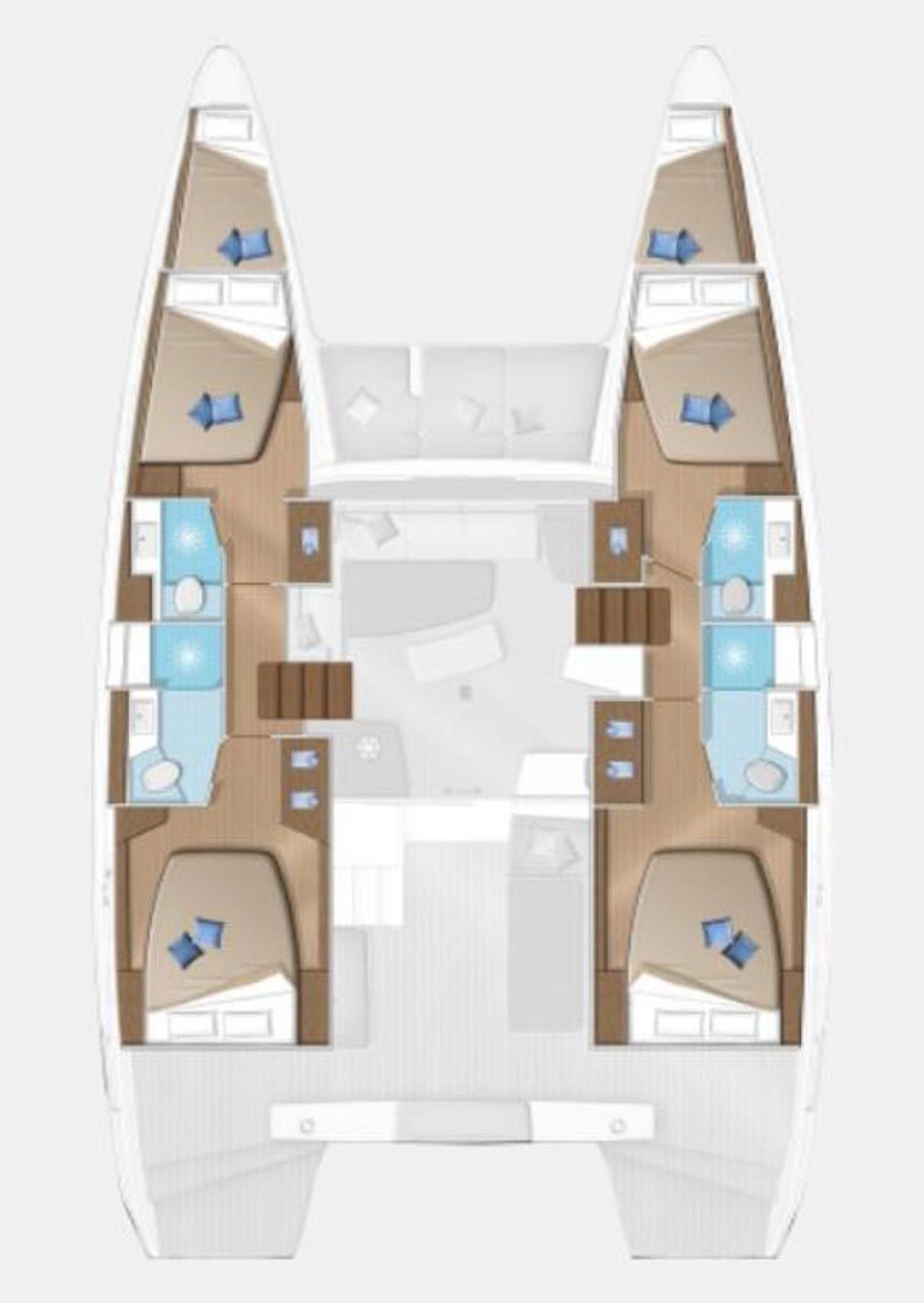 Charter Lagoon 42 - 4 + 2 cab. "Mare Sunce" in Šibenik | Nautilus - Slika 2