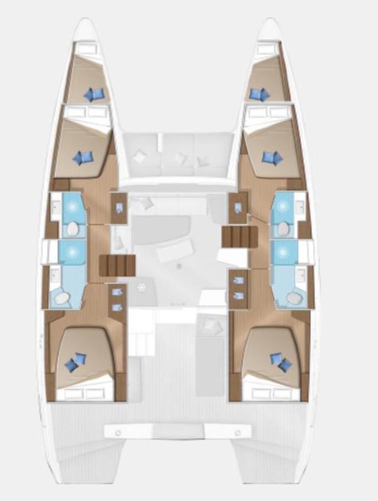 Charter Lagoon 42 - 4 + 2 cab. "Smaragd" in Jezera | Nautilus - Slika 2
